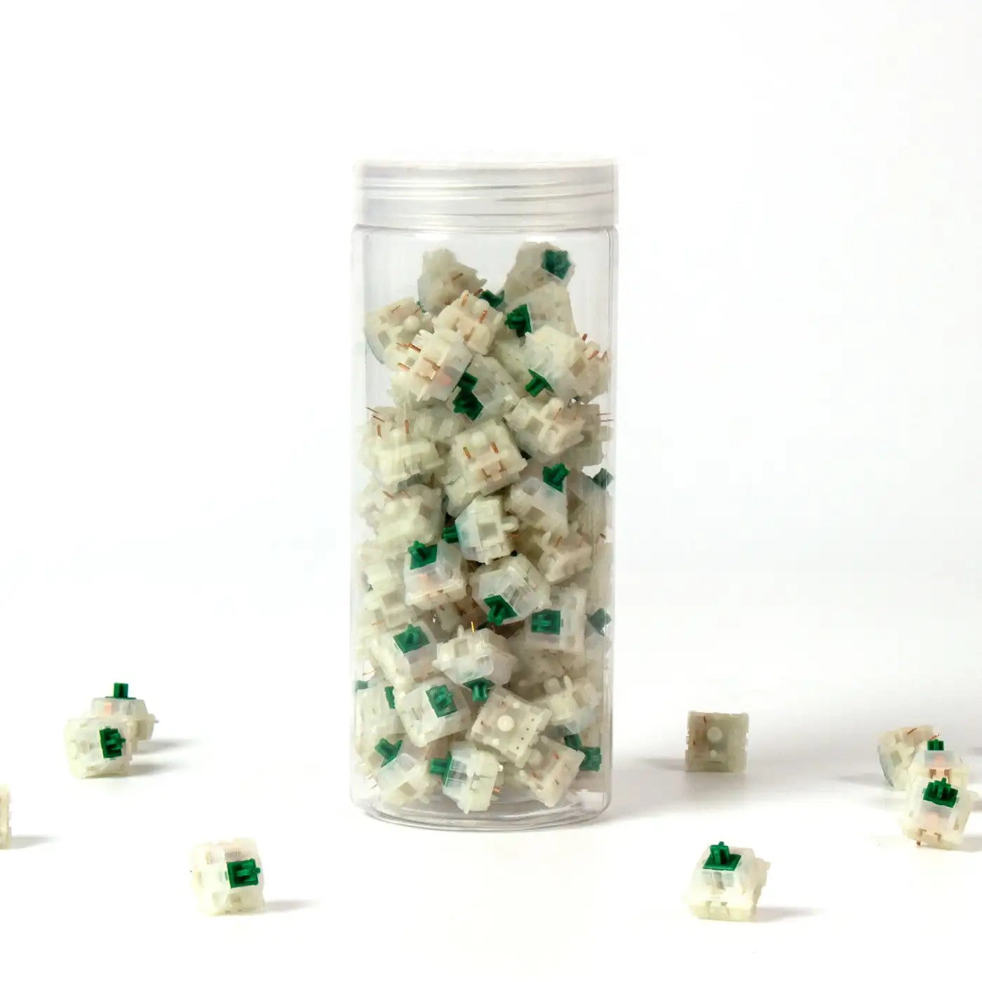 QuanGear Gateron Milky Switch 110 Pcs for Mechanical Keyboard