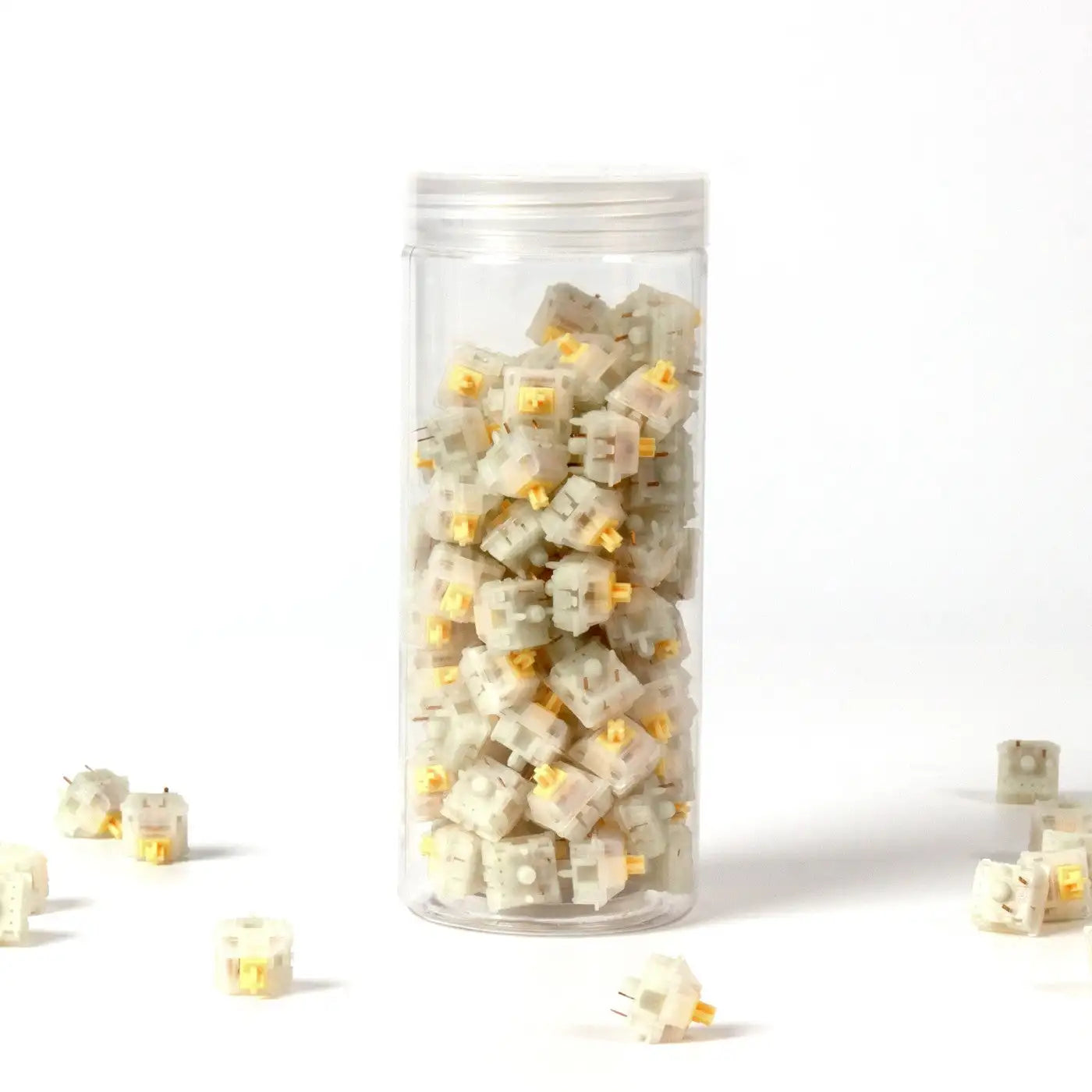 QuanGear Gateron Milky Switch 110 Pcs for Mechanical Keyboard