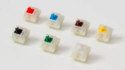 QuanGear Gateron Milky Switch 110 Pcs for Mechanical Keyboard