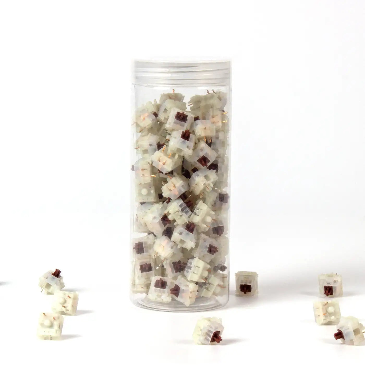 QuanGear Gateron Milky Switch 110 Pcs for Mechanical Keyboard