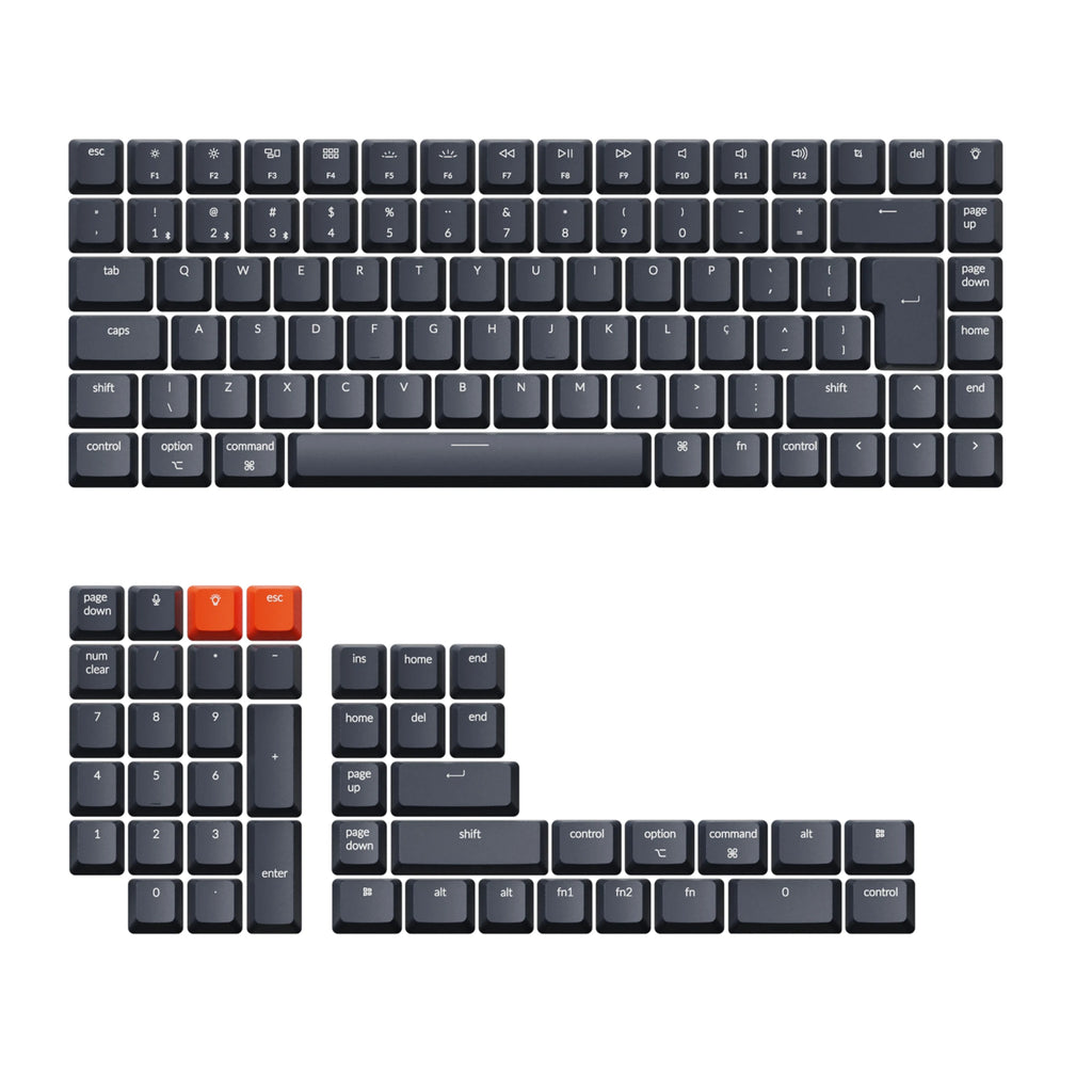 QuanGear PT-BR ABS Keycap Set for Mechanical Keyboard