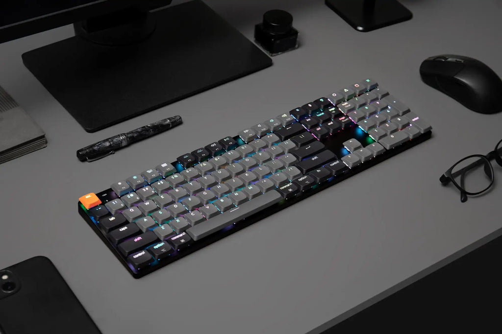 QuanGear K5 V2 Wireless Low Profile RGB Mechanical Keyboard