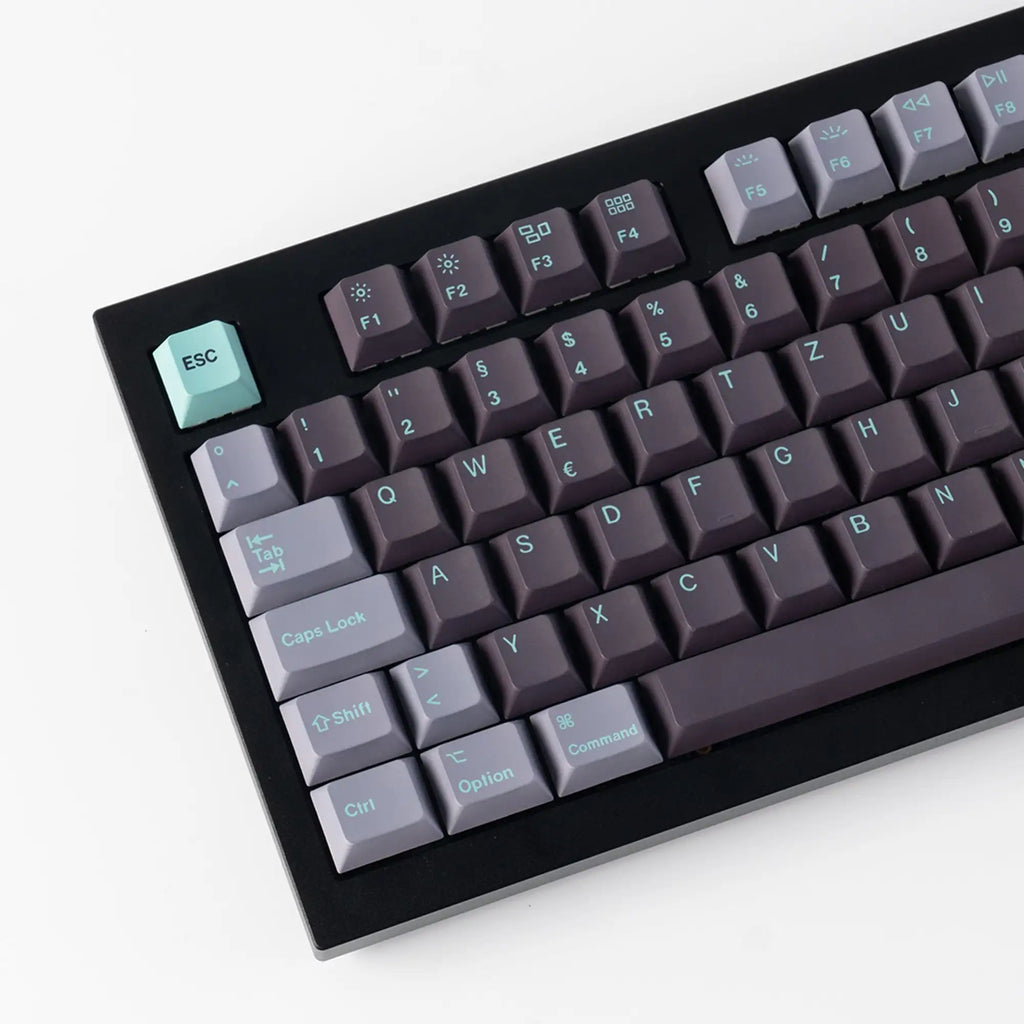 QuanGear ISO Cherry Profile PBT Keycap Set Hacker Mint