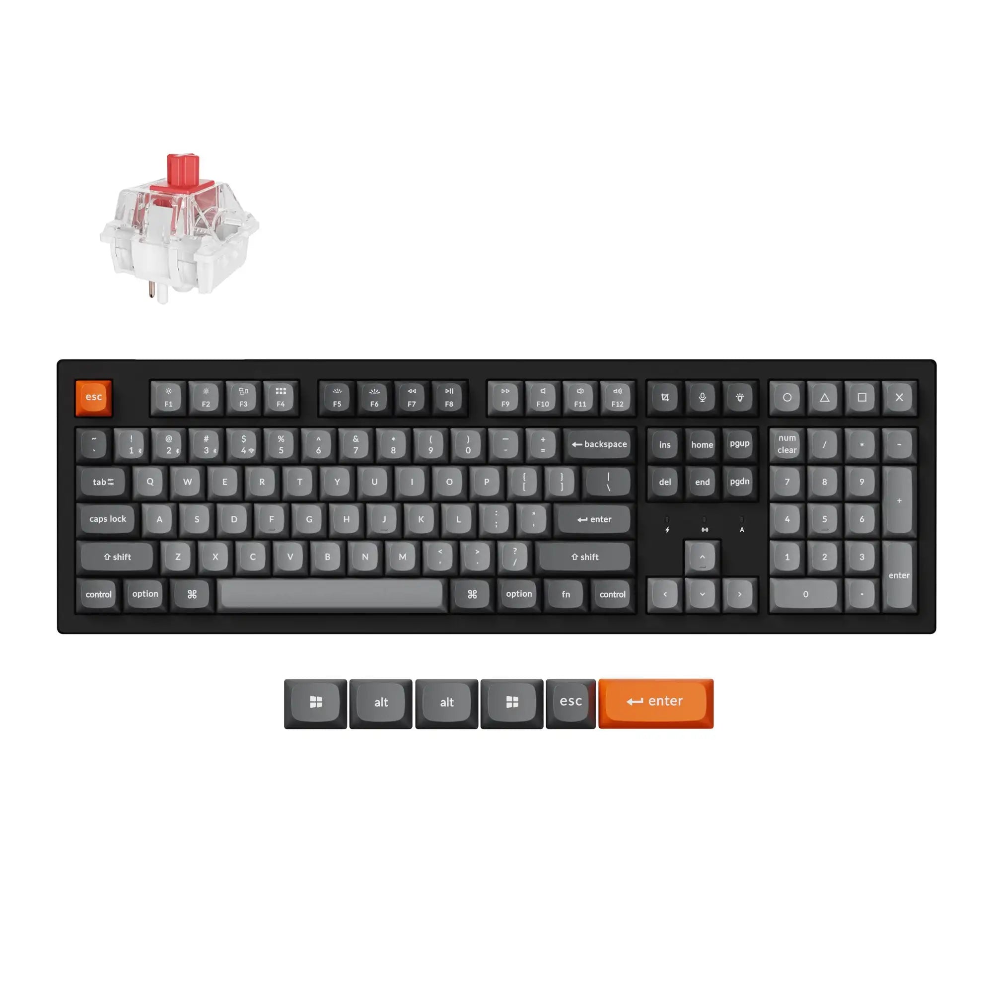 QuanGear K10 Max Wireless RGB Mechanical Keyboard