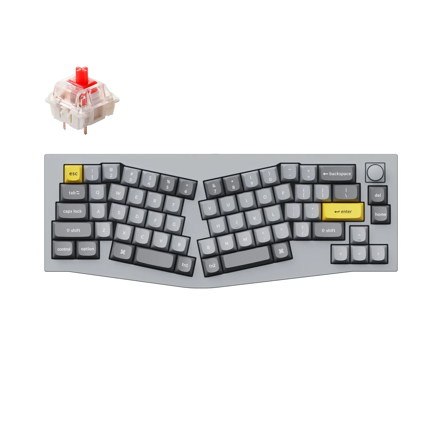 QuanGear Q8 Wired Knob Mechanical Keyboard