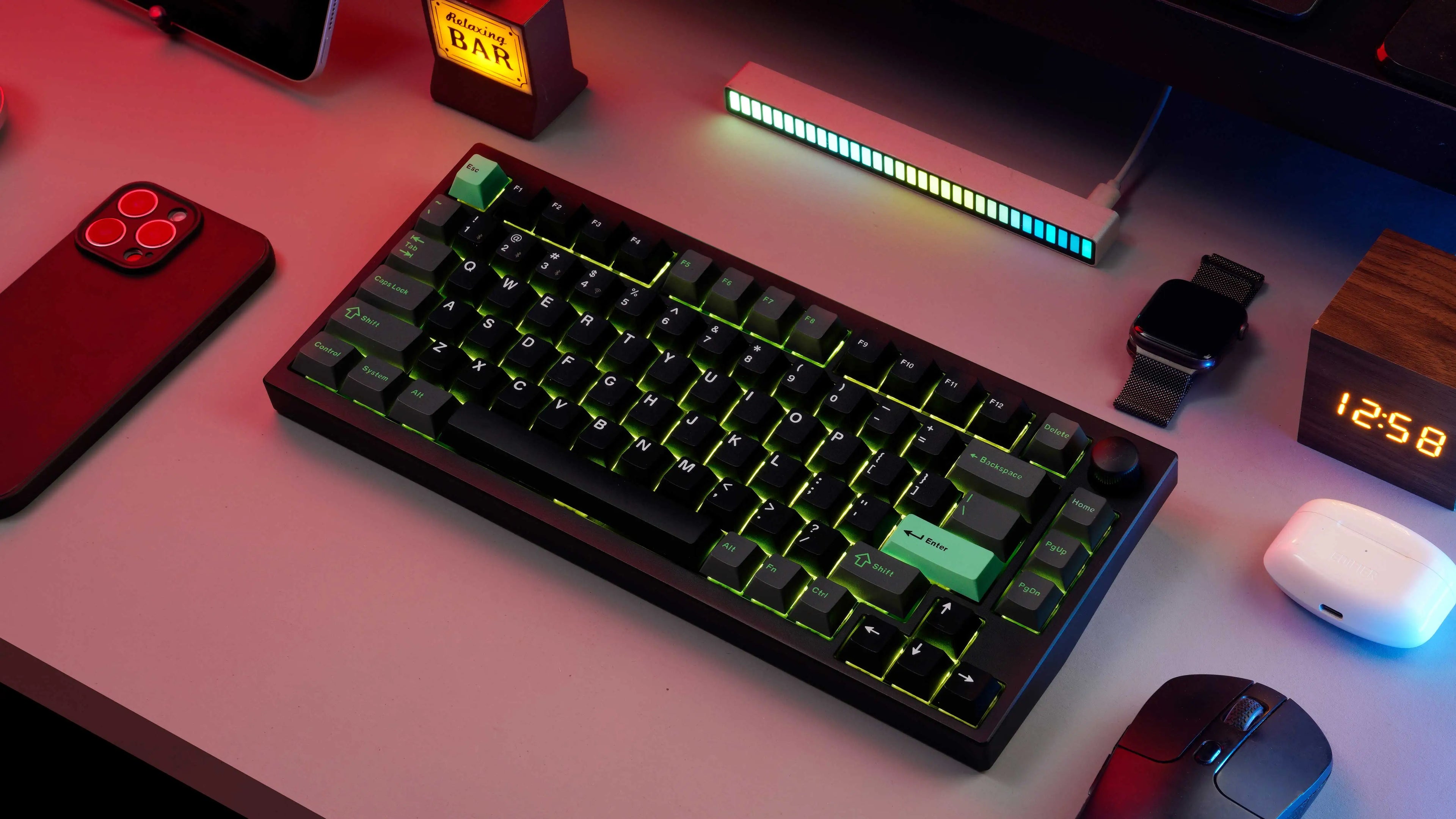 QuanGear P1 HE Wireless Magnetic Switch Gaming Keyboard