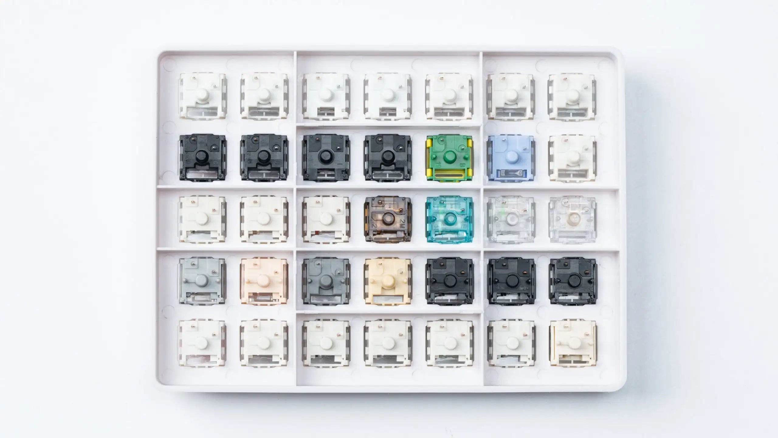 QuanGear Kailh Switch Tester 35 Pcs for Mechanical Keyboard