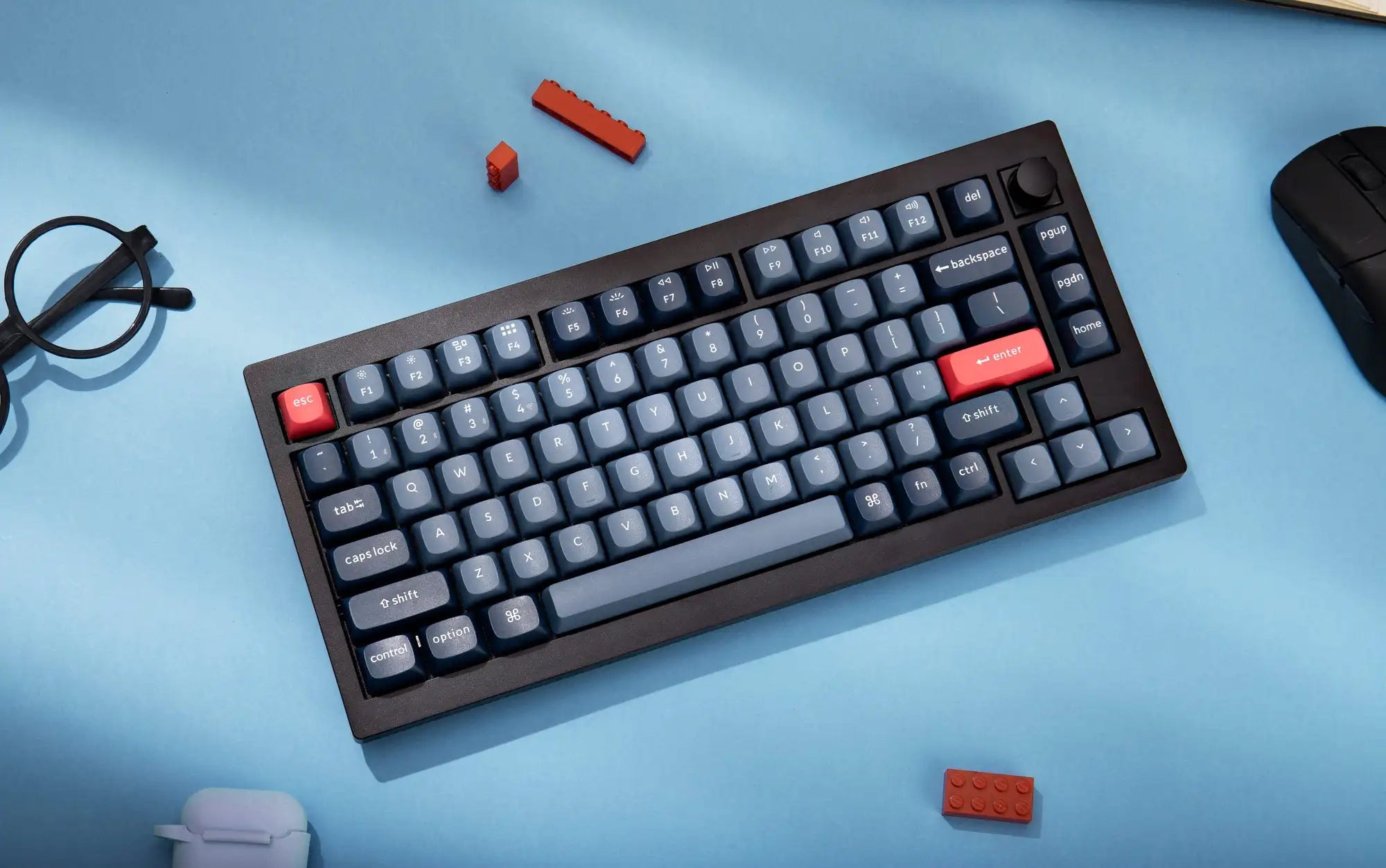 QuanGear V1 Max Wireless Knob Mechanical Keyboard