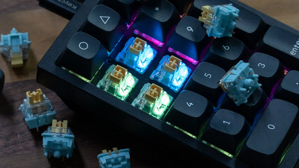 QuanGear Haimu Sea Salt Linear Switch 110 Pcs for Mechanical Keyboard