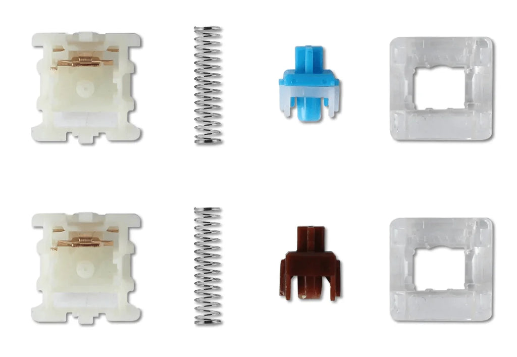 QuanGear Gateron Cap V2 Switch Set 110 Pcs for Mechanical Keyboard