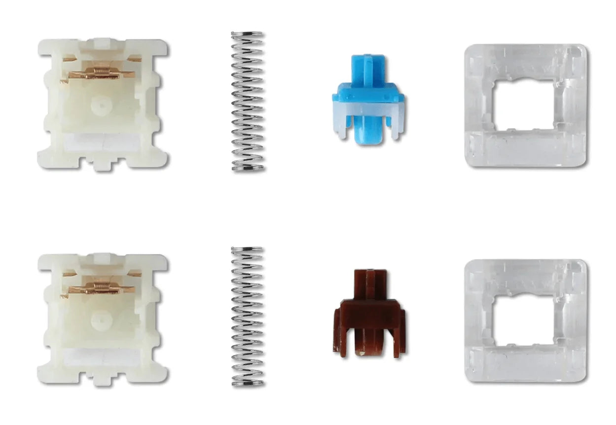 QuanGear Gateron Cap V2 Switch Set 110 Pcs for Mechanical Keyboard