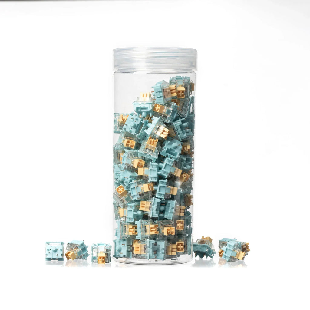 QuanGear Haimu Sea Salt Linear Switch 110 Pcs for Mechanical Keyboard