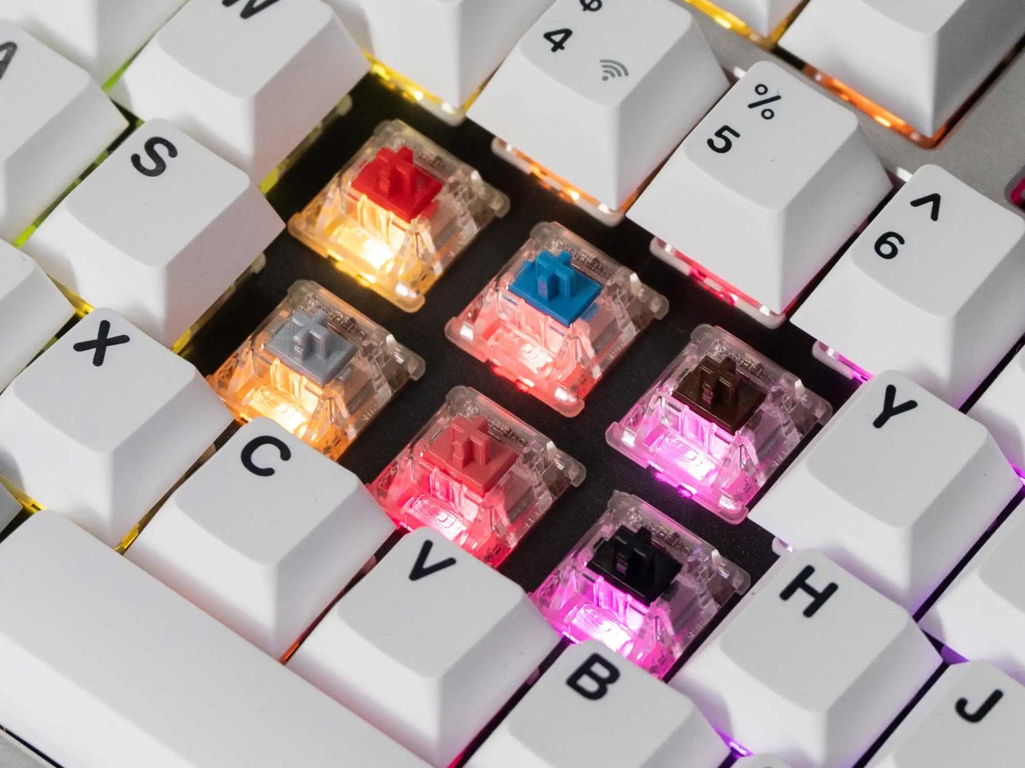 QuanGear Cherry MX2A Switch Set 110 Pcs for Mechanical Keyboard