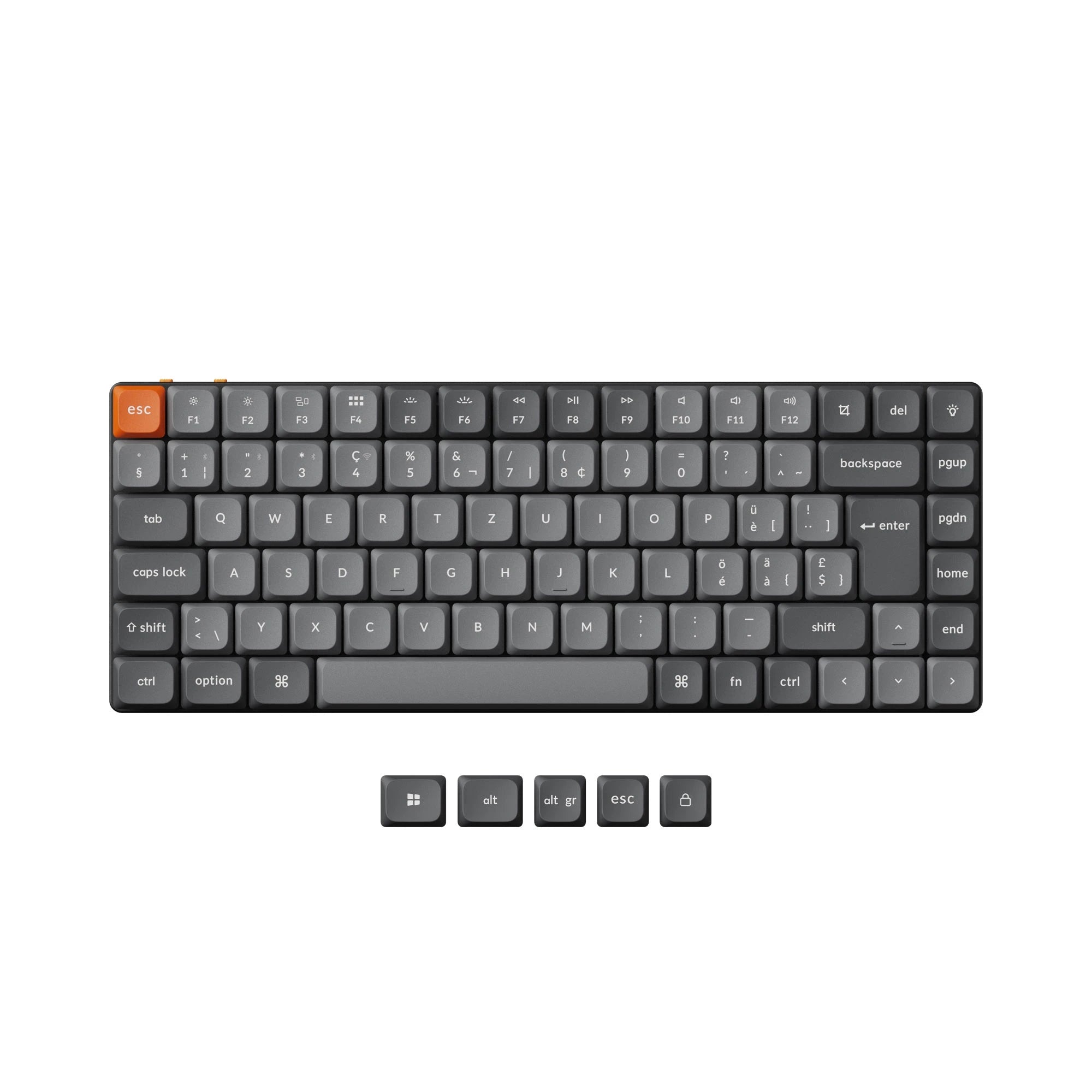 QuanGear K3 Max ISO Wireless Low Profile Mechanical Keyboard