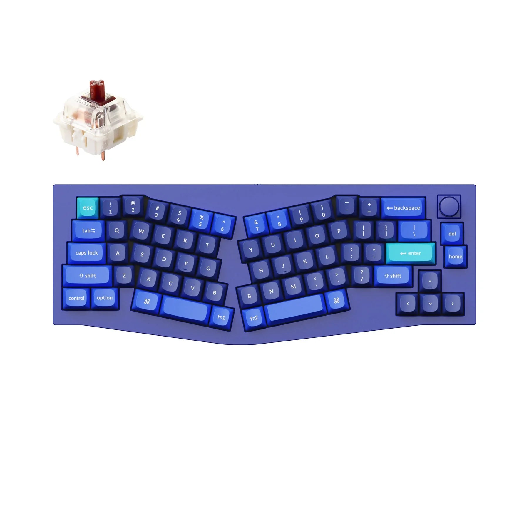 QuanGear Q8 Wired Knob Mechanical Keyboard
