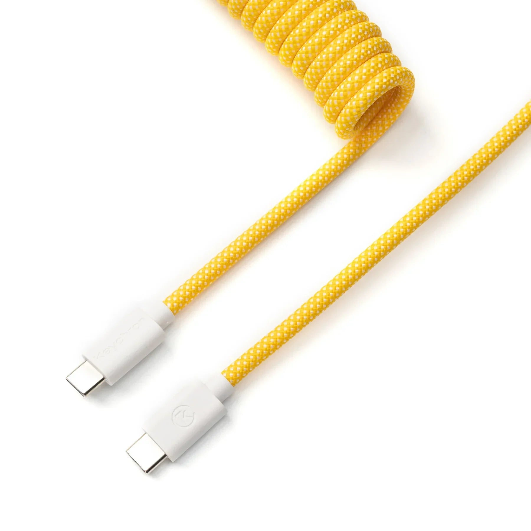 QuanGear Coiled Aviator Type-C Cable for Mechanical Keyboard