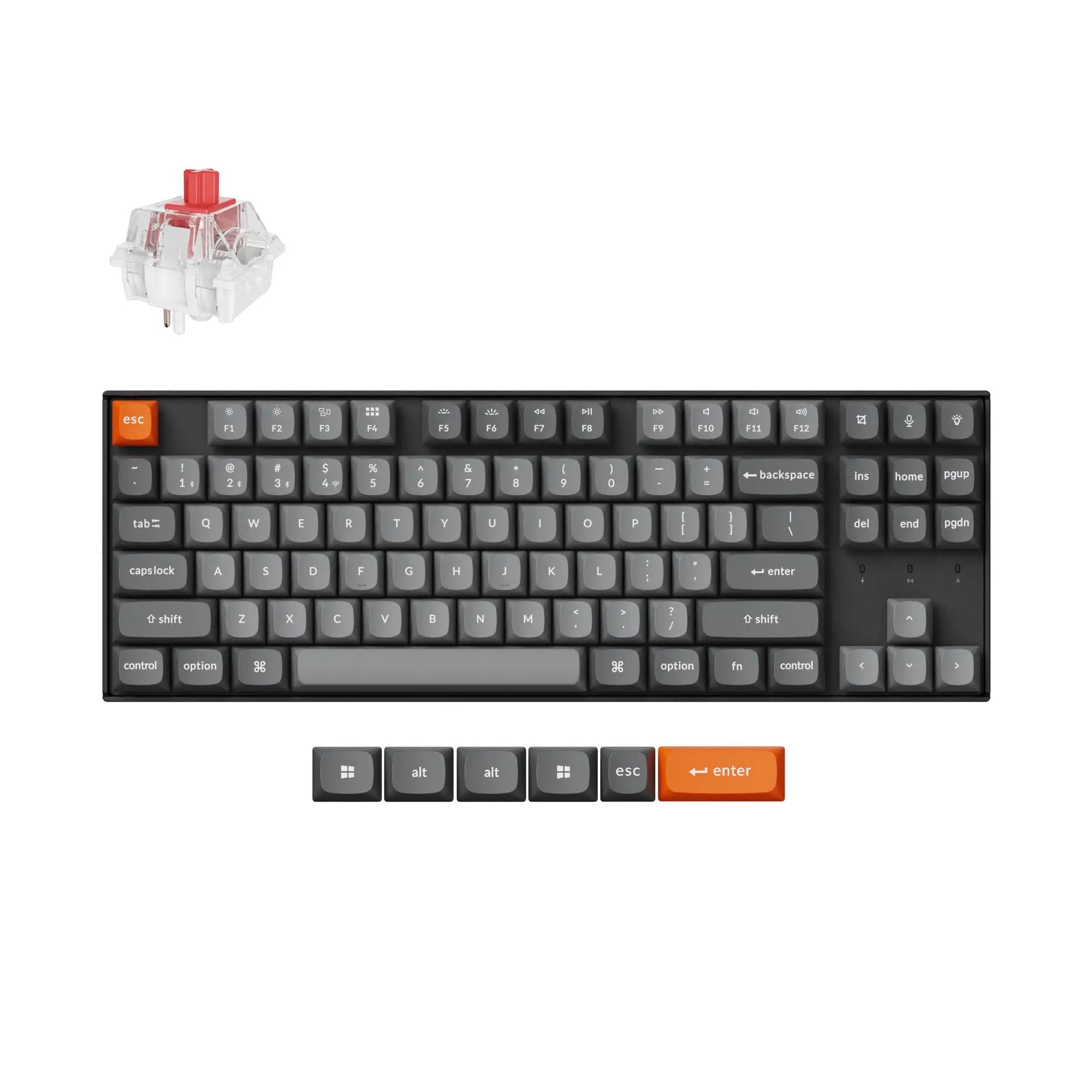 QuanGear K8 Max Wireless RGB Mechanical Keyboard