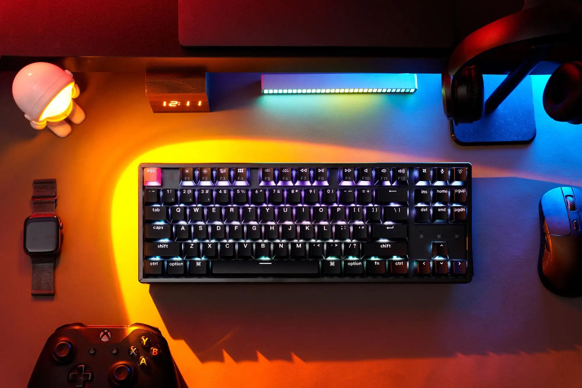 QuanGear K8 V2 Wireless RGB Mechanical Keyboard