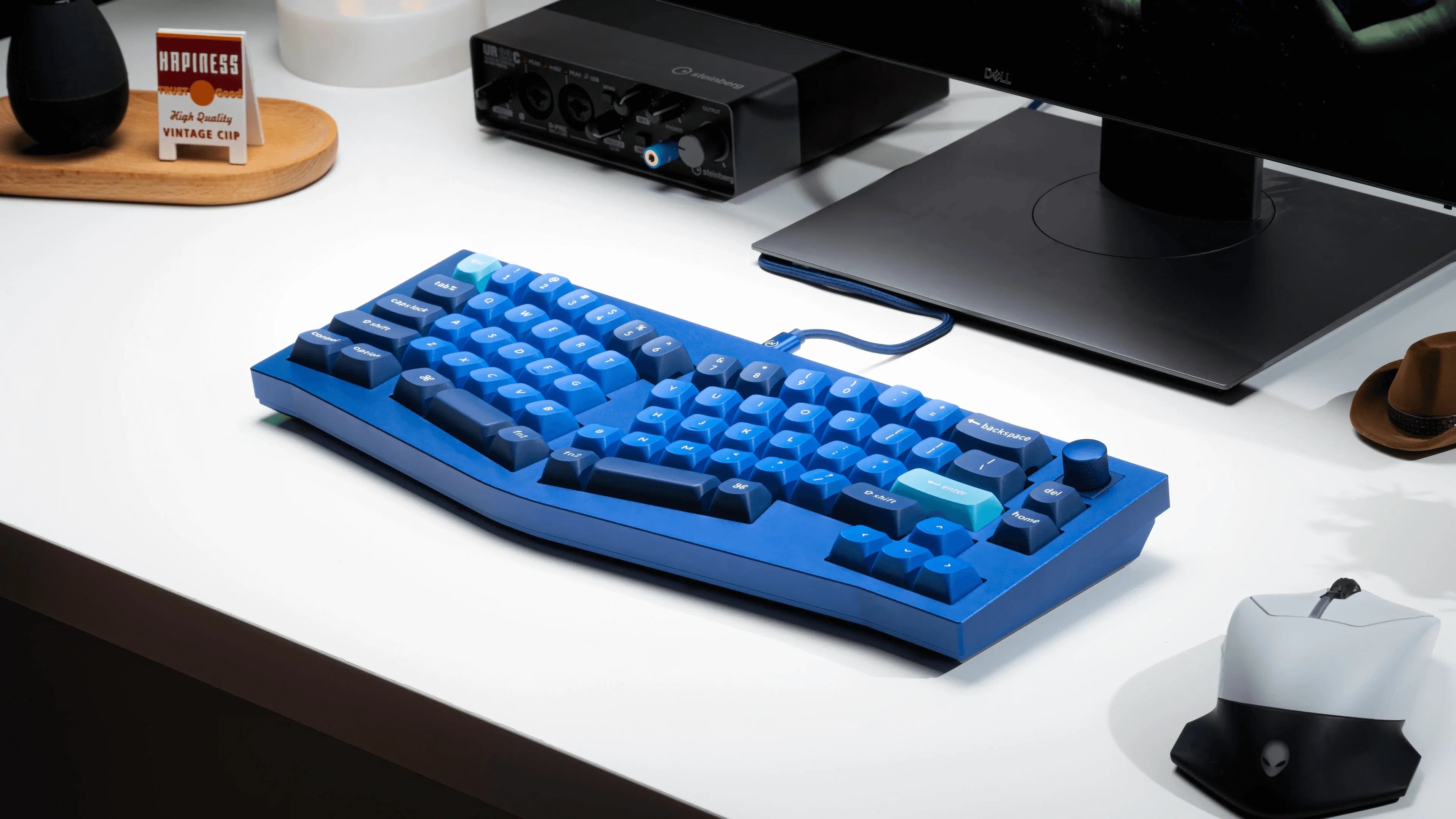 QuanGear Q8 Wired Knob Mechanical Keyboard