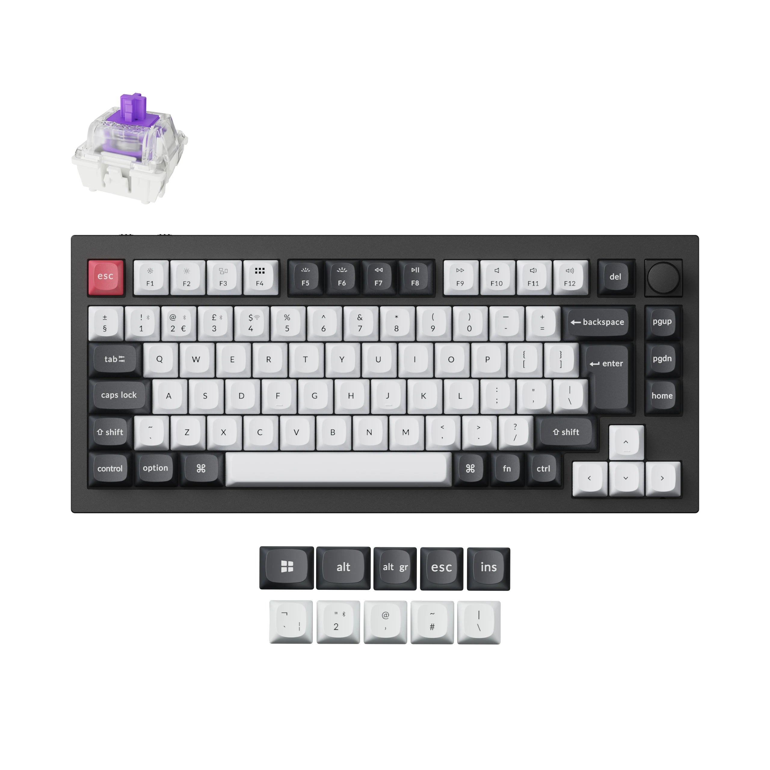 QuanGear Q1 HE ISO Wireless Magnetic Switch Keyboard