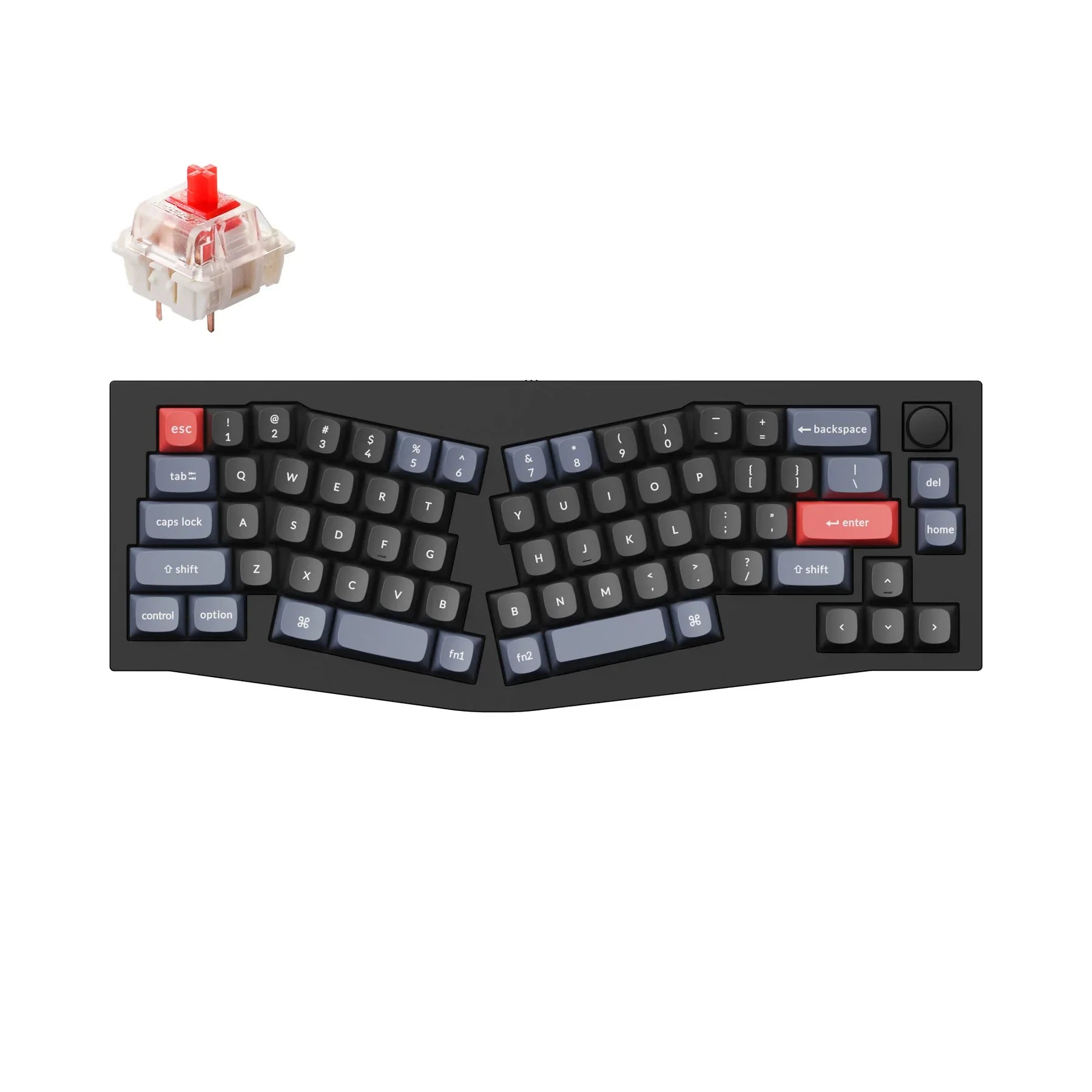 QuanGear Q8 Wired Knob Mechanical Keyboard