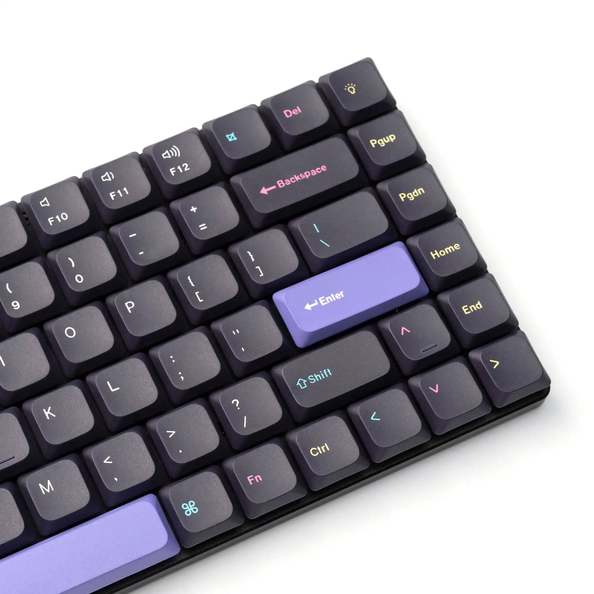 QuanGear Low Profile PBT Keycap Set for Mechanical Keyboard
