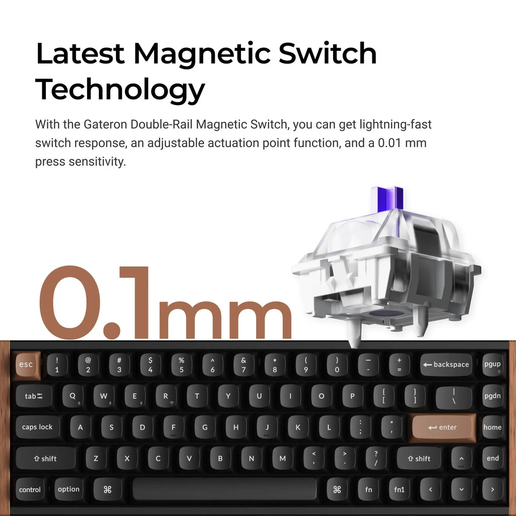 QuanGear K6 HE Wireless Magnetic Switch Keyboard