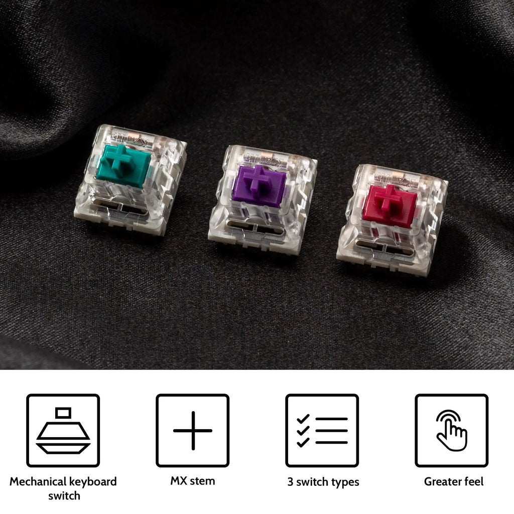 QuanGear Kailh Pro Switch 110 Pcs for Mechanical Keyboard