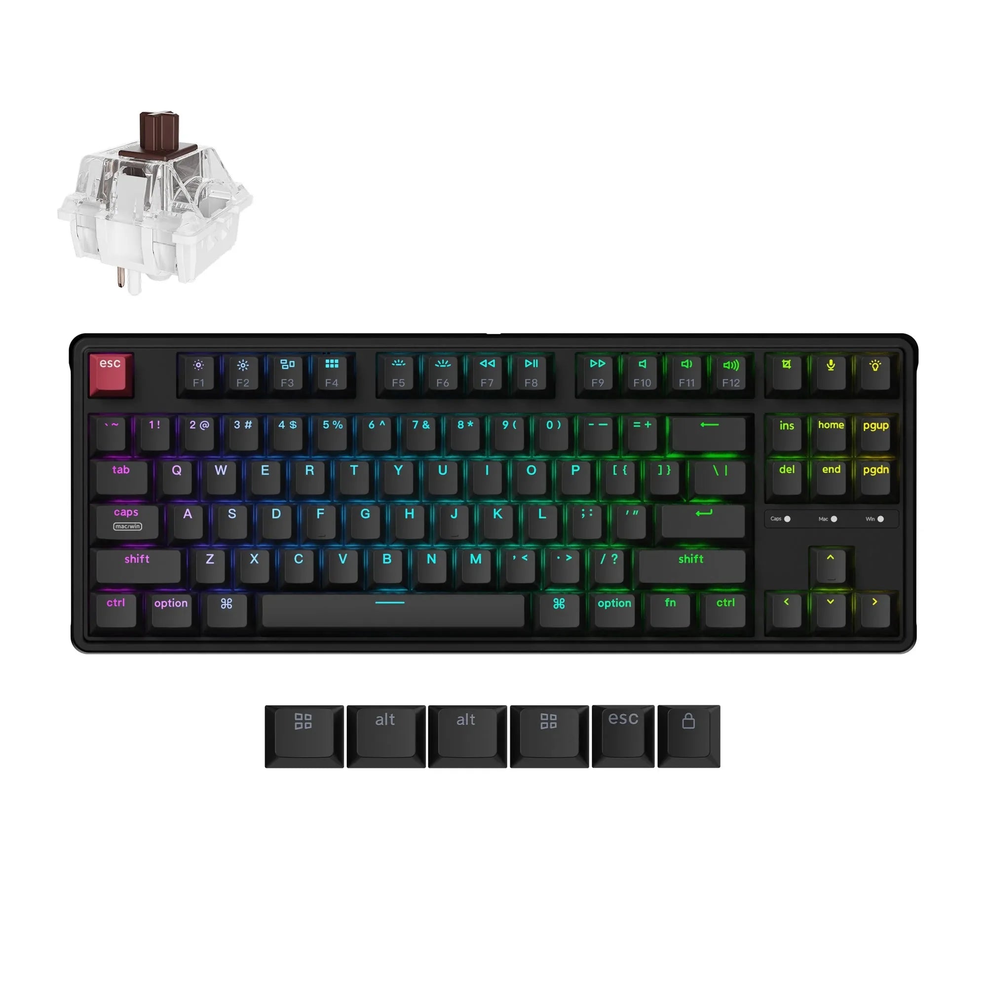 QuanGear C3 Pro Wired RGB Mechanical Keyboard