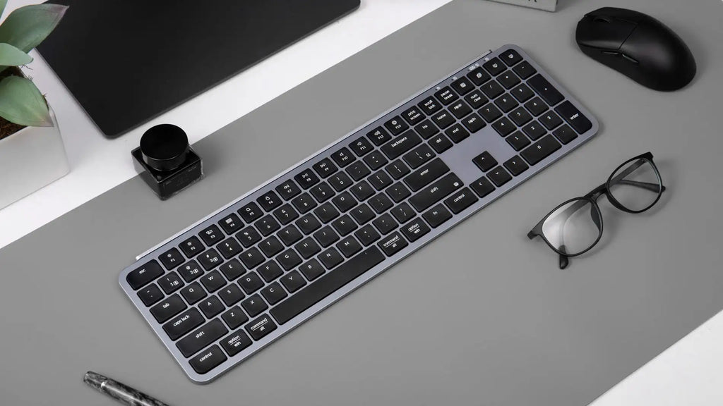 QuanGear B6 Pro Ultra-Slim Wireless Keyboard Full Size