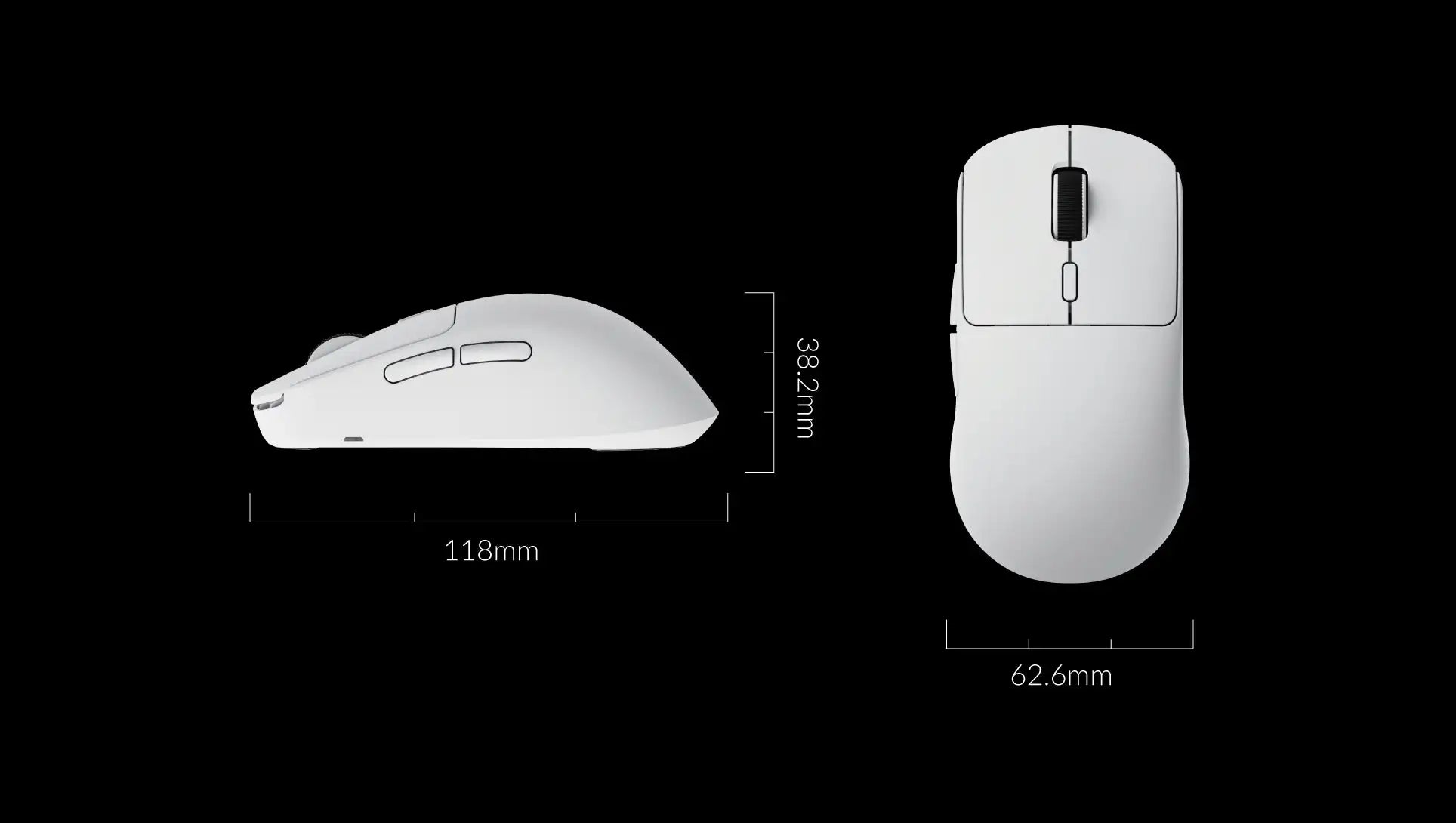 QuanGear G2 Wireless Gaming Mouse with PixArt 3950 Sensor