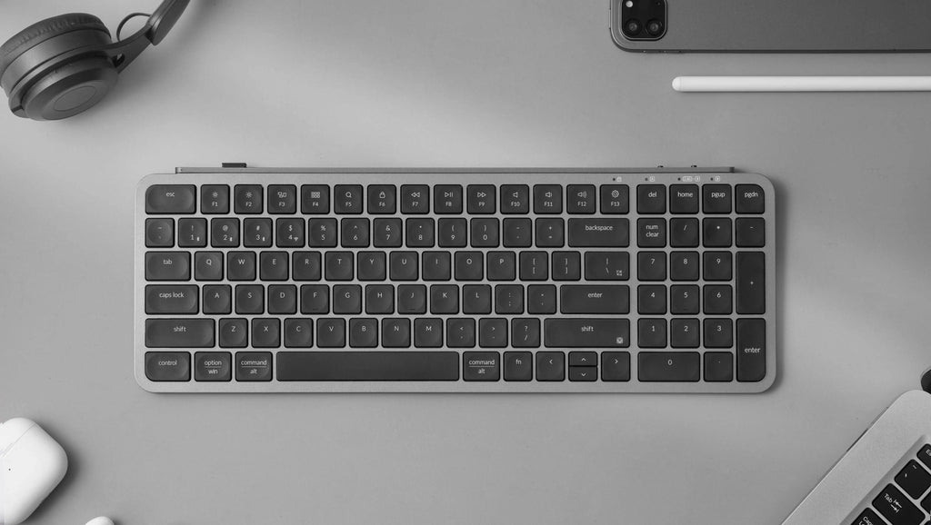 QuanGear B2 Pro Ultra-Slim Wireless Keyboard 98% Layout