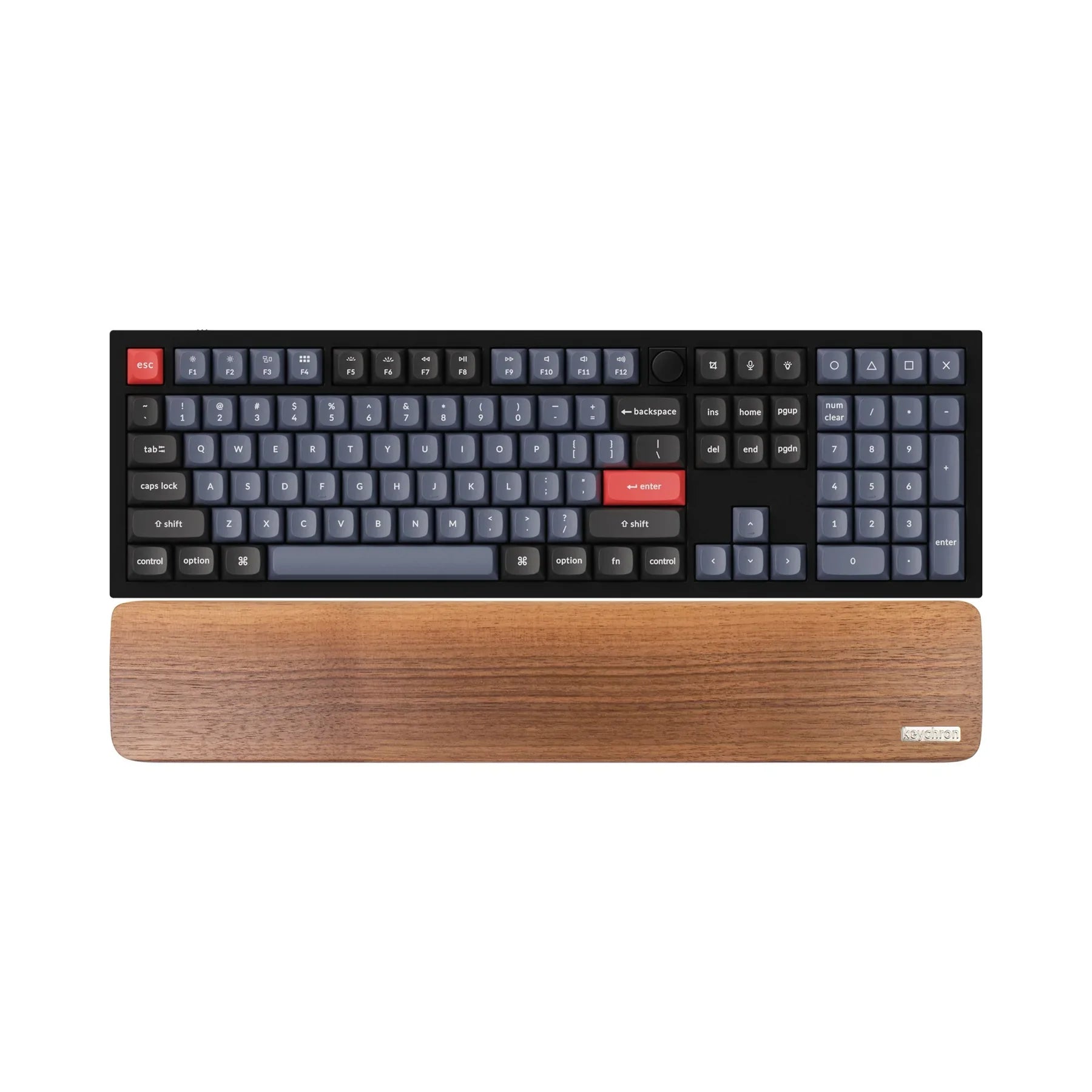 QuanGear Wooden Palm Rest for Mechanical Keyboard