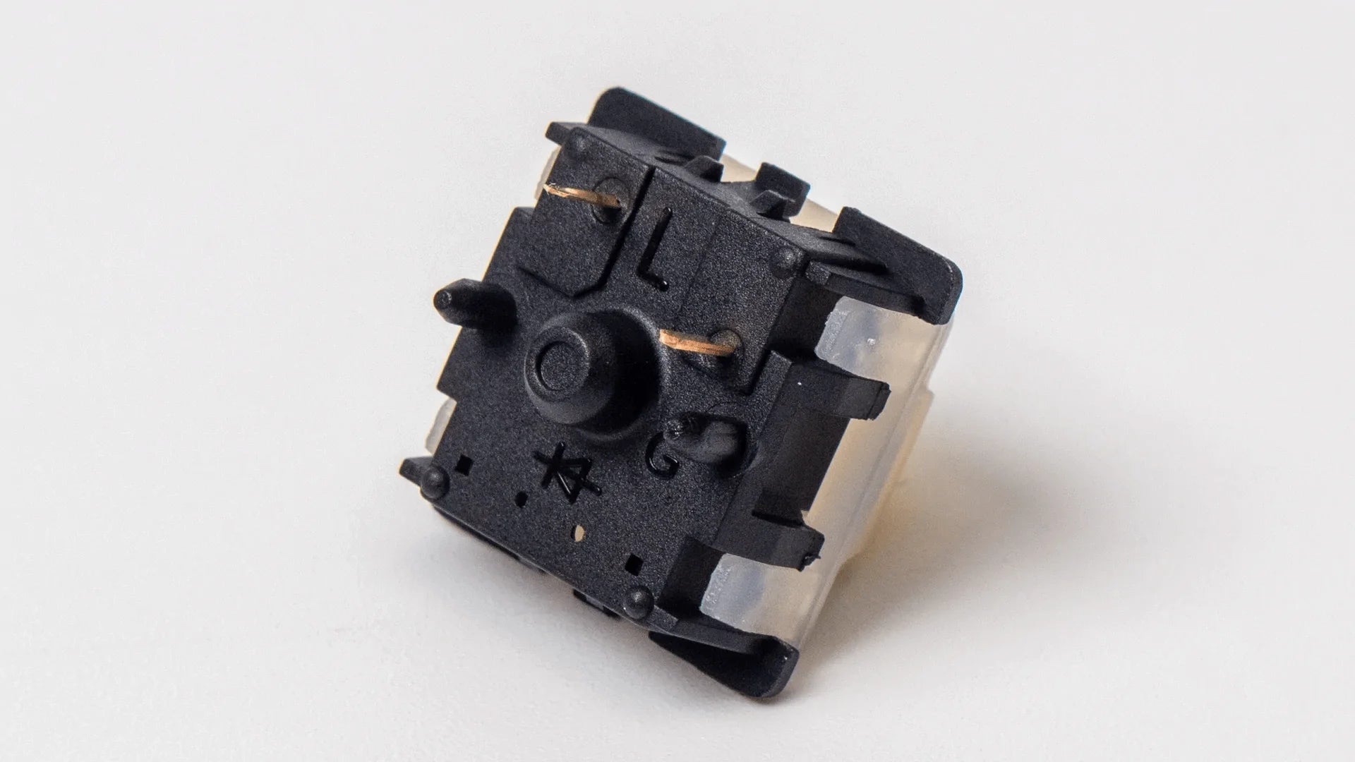 QuanGear Gateron Milky Top Black Bottom Switch 110 Pcs for Mechanical Keyboard