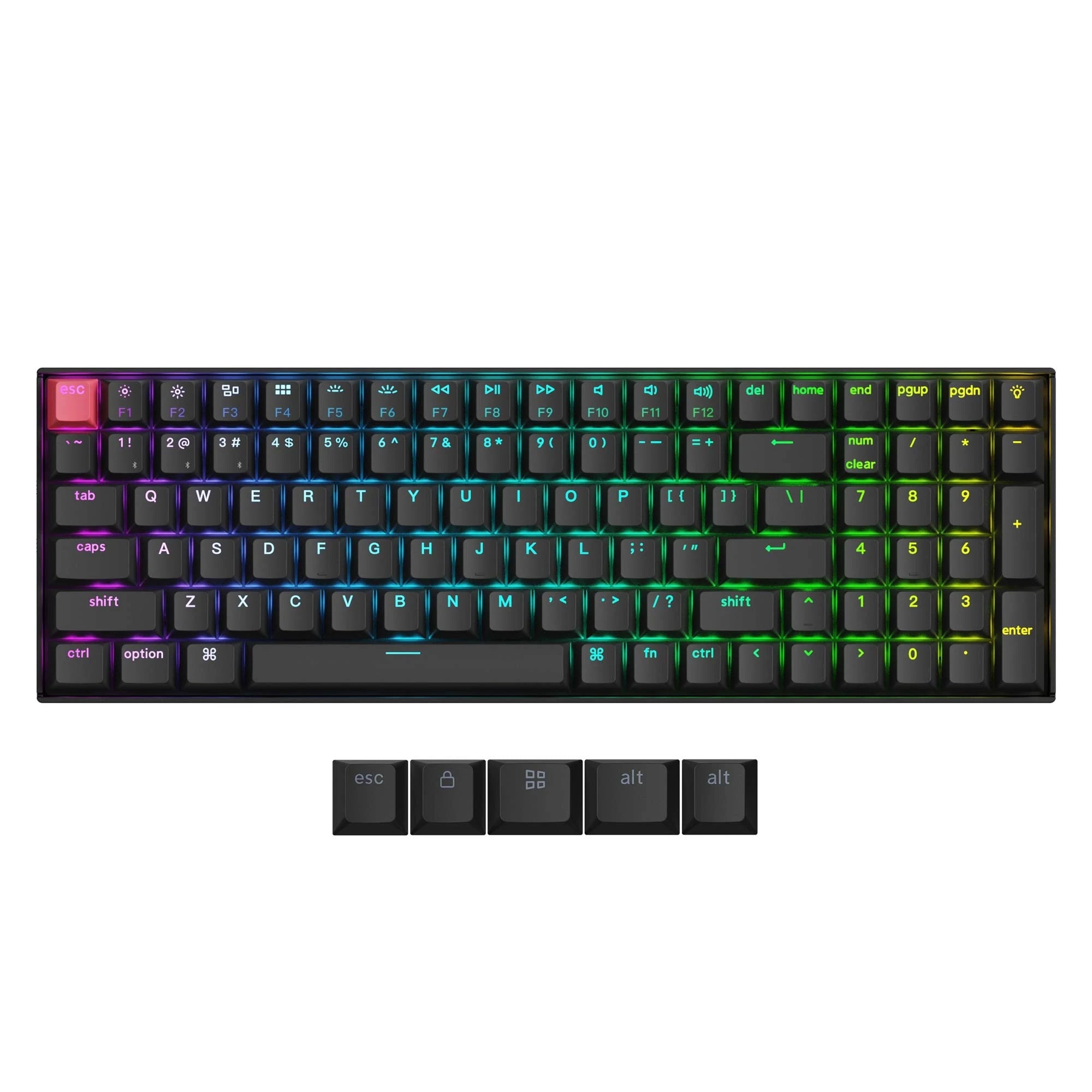 QuanGear K4 V3 Wireless Mechanical Keyboard 96% Layout