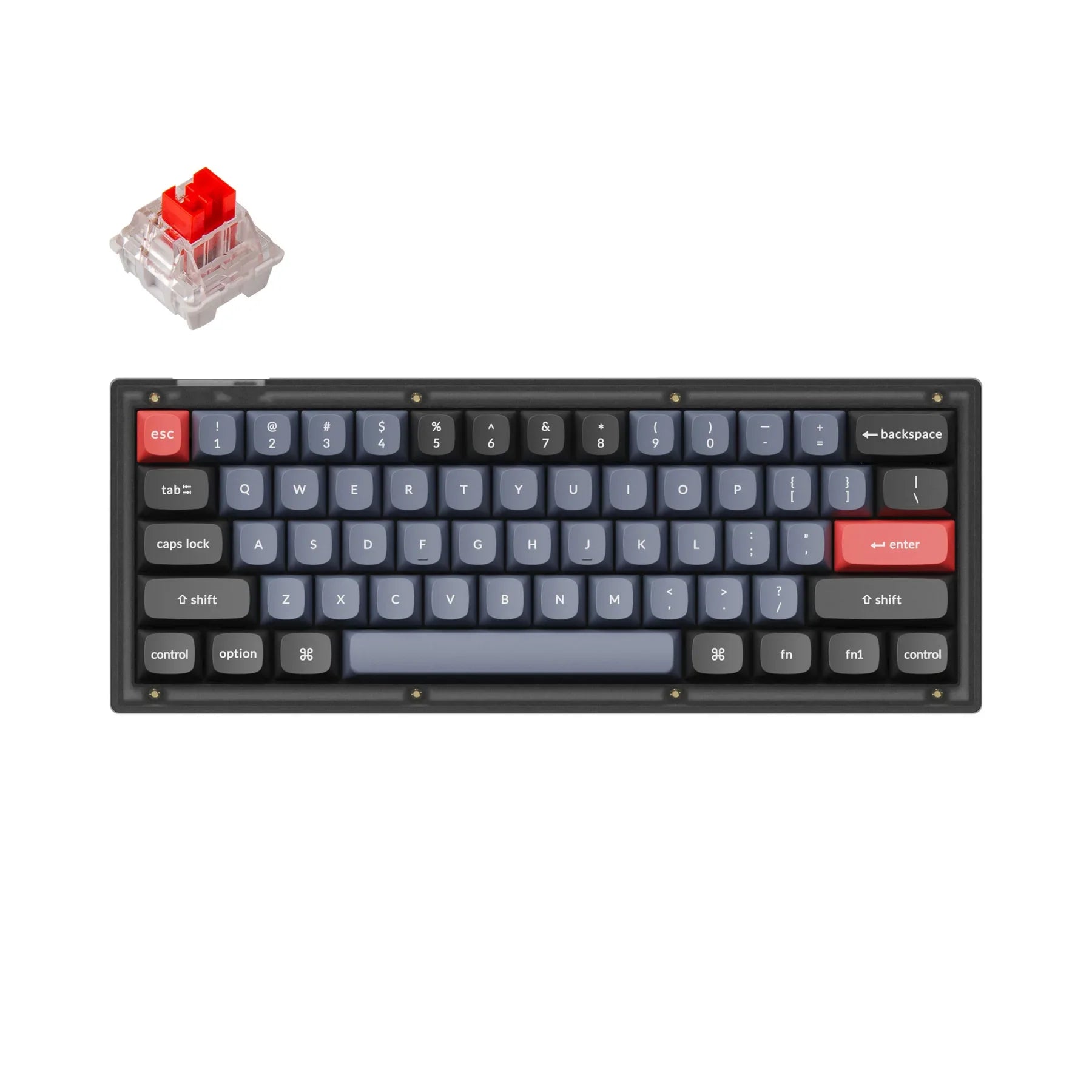 QuanGear V4 Wired Mechanical Keyboard with Type-C Connection