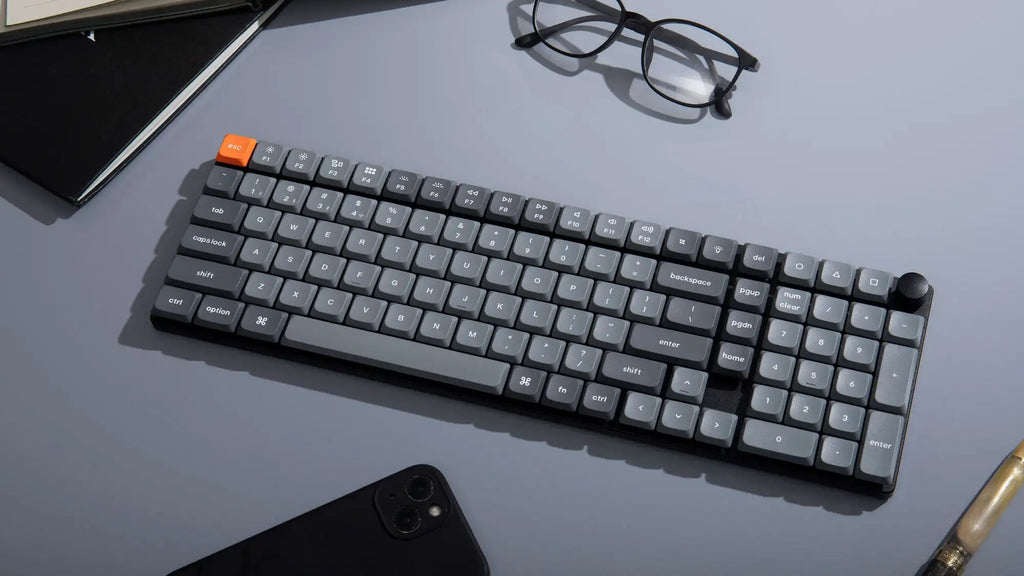 QuanGear K17 Max Wireless Low Profile 96% Mechanical Keyboard