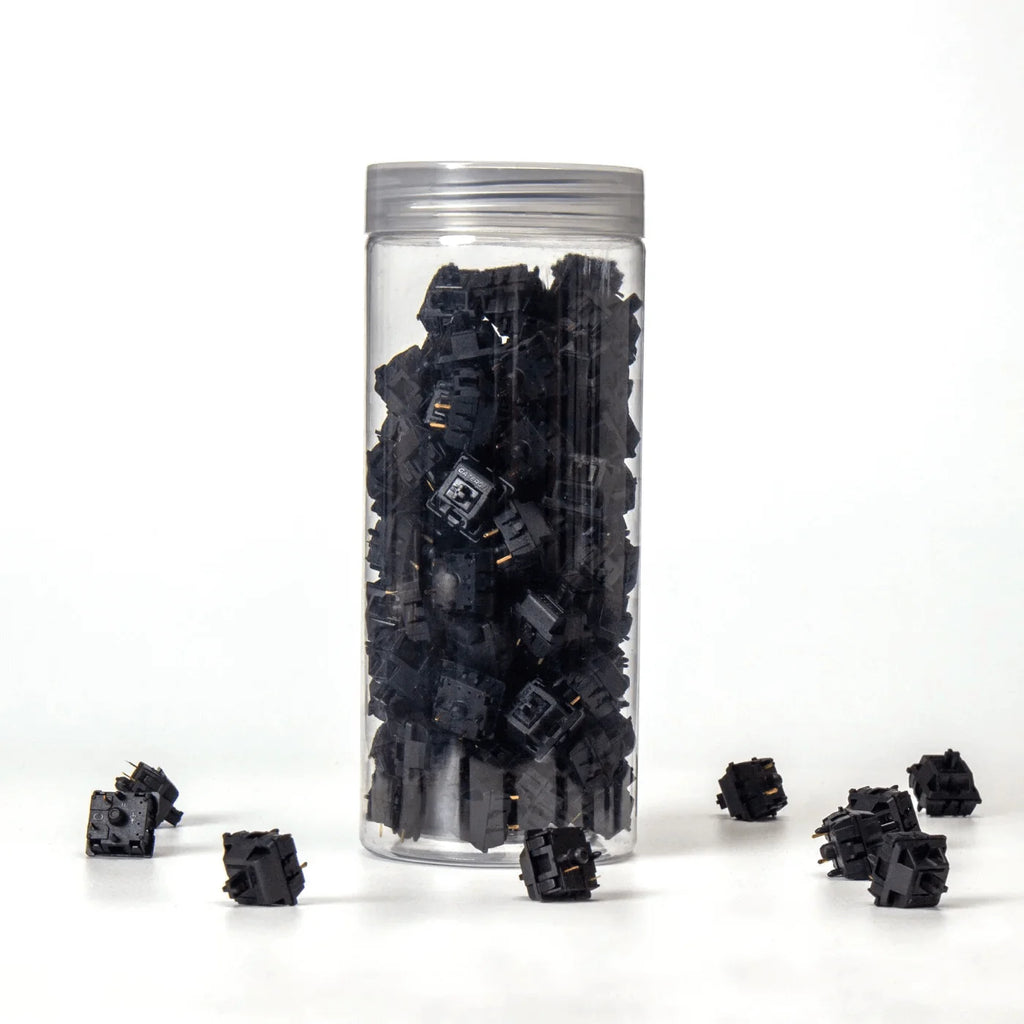 QuanGear Gateron Full Black Switch 110 Pcs for Mechanical Keyboard