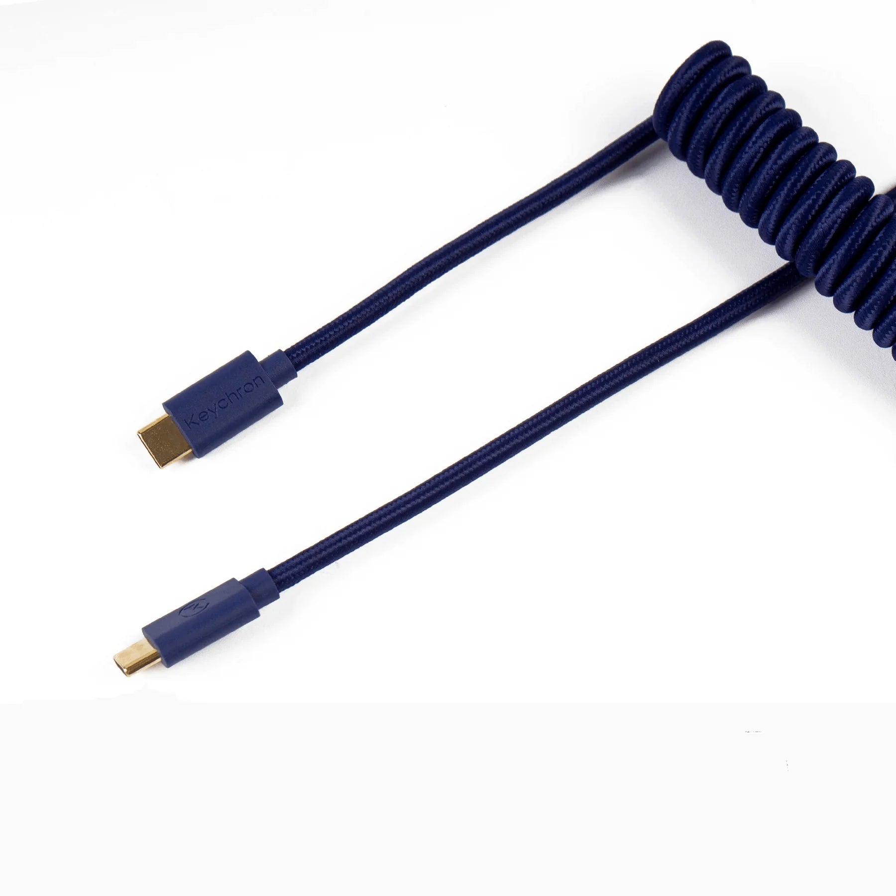 QuanGear Coiled Aviator Cable for Q/V/Low Profile Keyboards