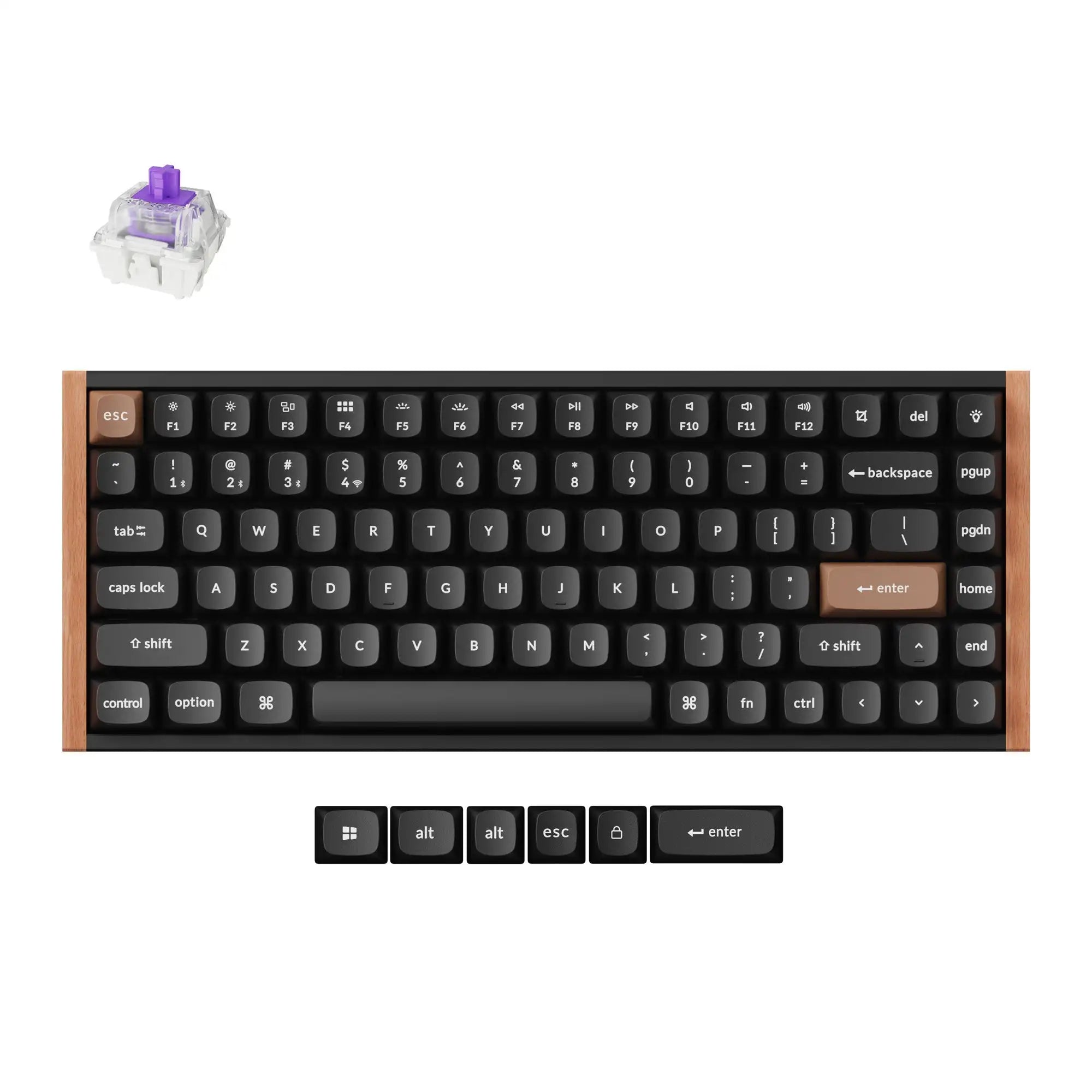 QuanGear K2 HE Wireless Magnetic Switch Keyboard