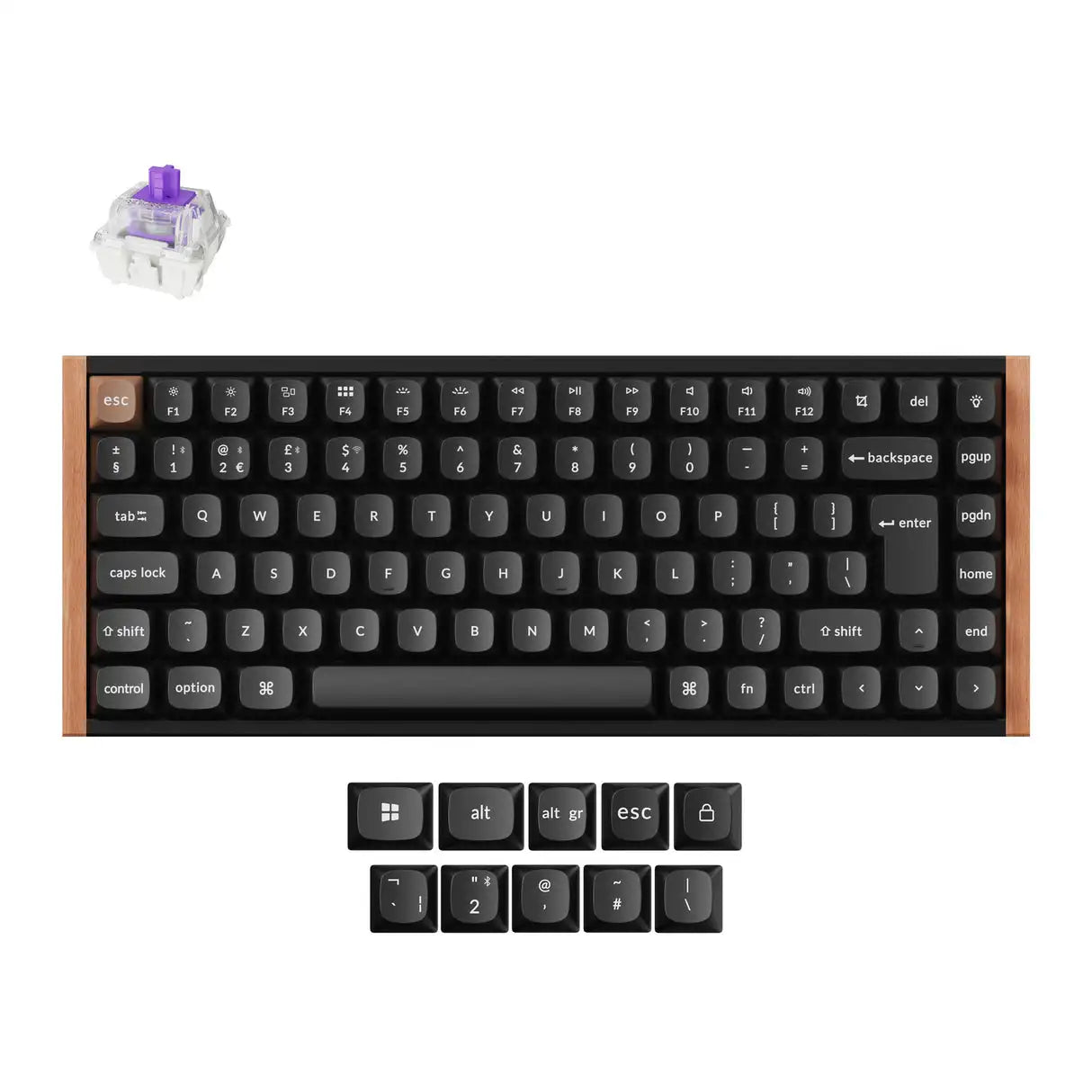 QuanGear K2 HE ISO Wireless Magnetic Switch Keyboard