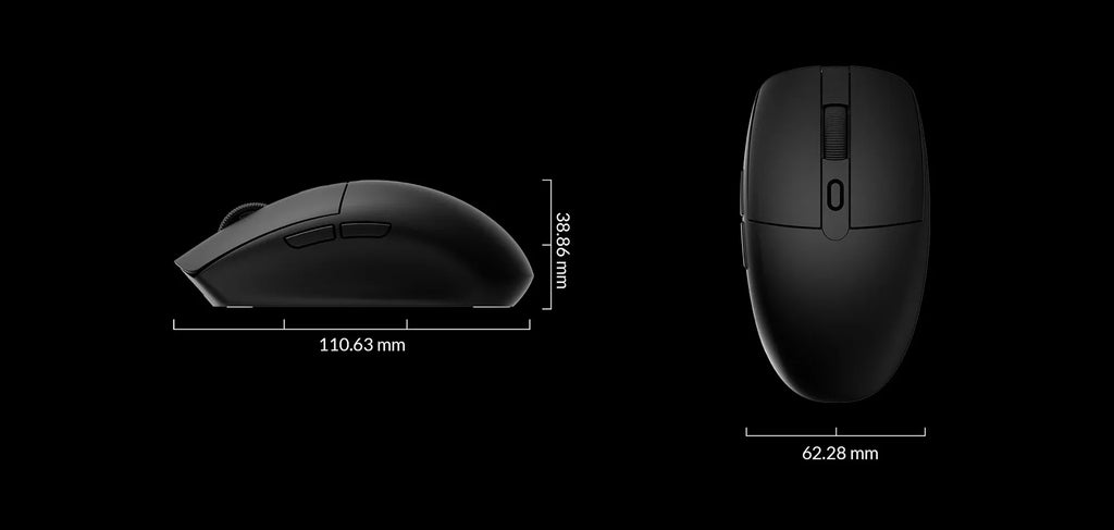QuanGear BM22 Wireless Silent Mouse with PixArt 3212 Sensor