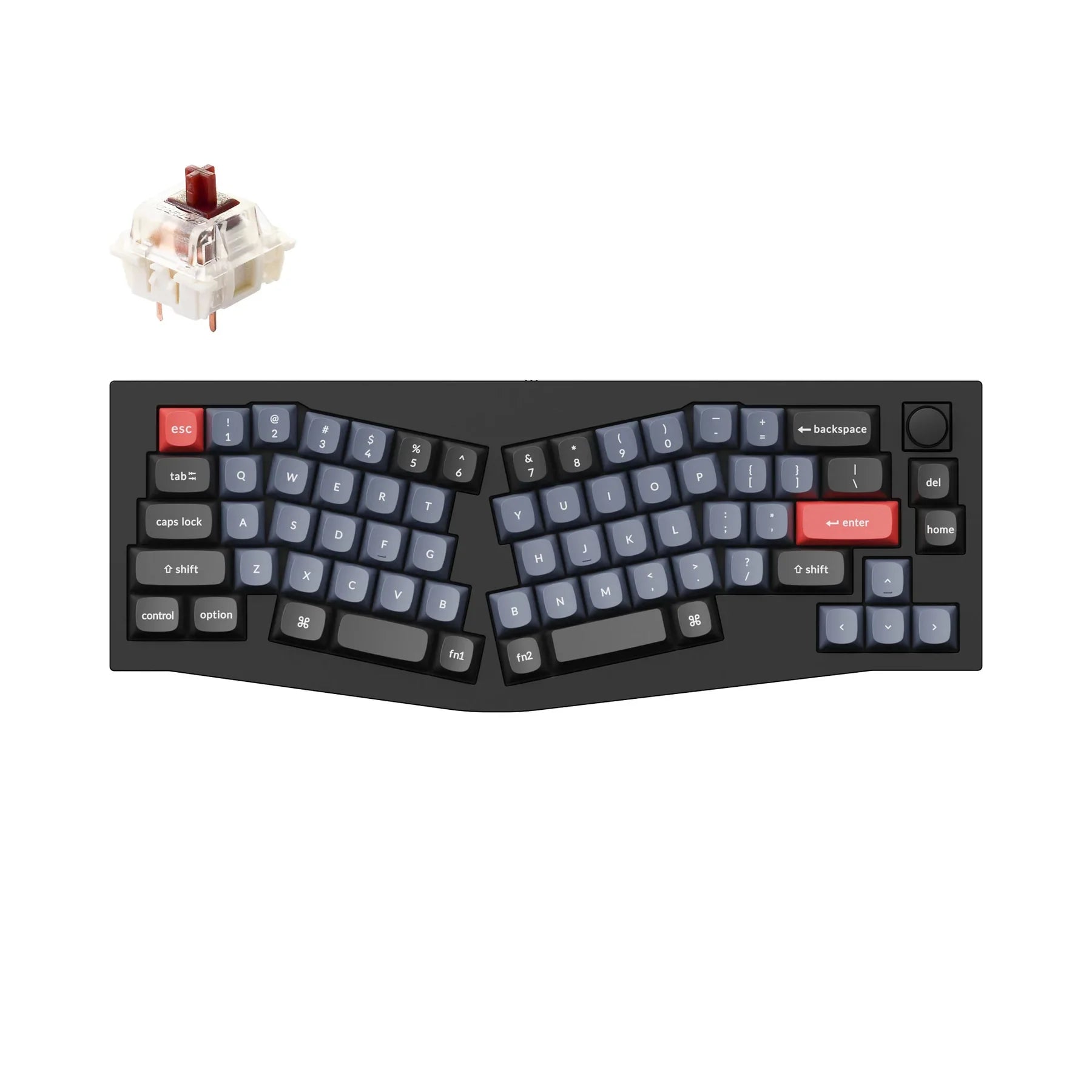 QuanGear Q8 Wired Knob Mechanical Keyboard