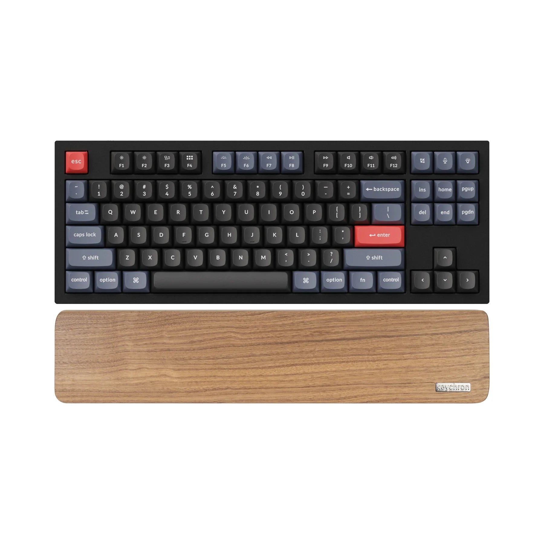 QuanGear Wooden Palm Rest for Mechanical Keyboard