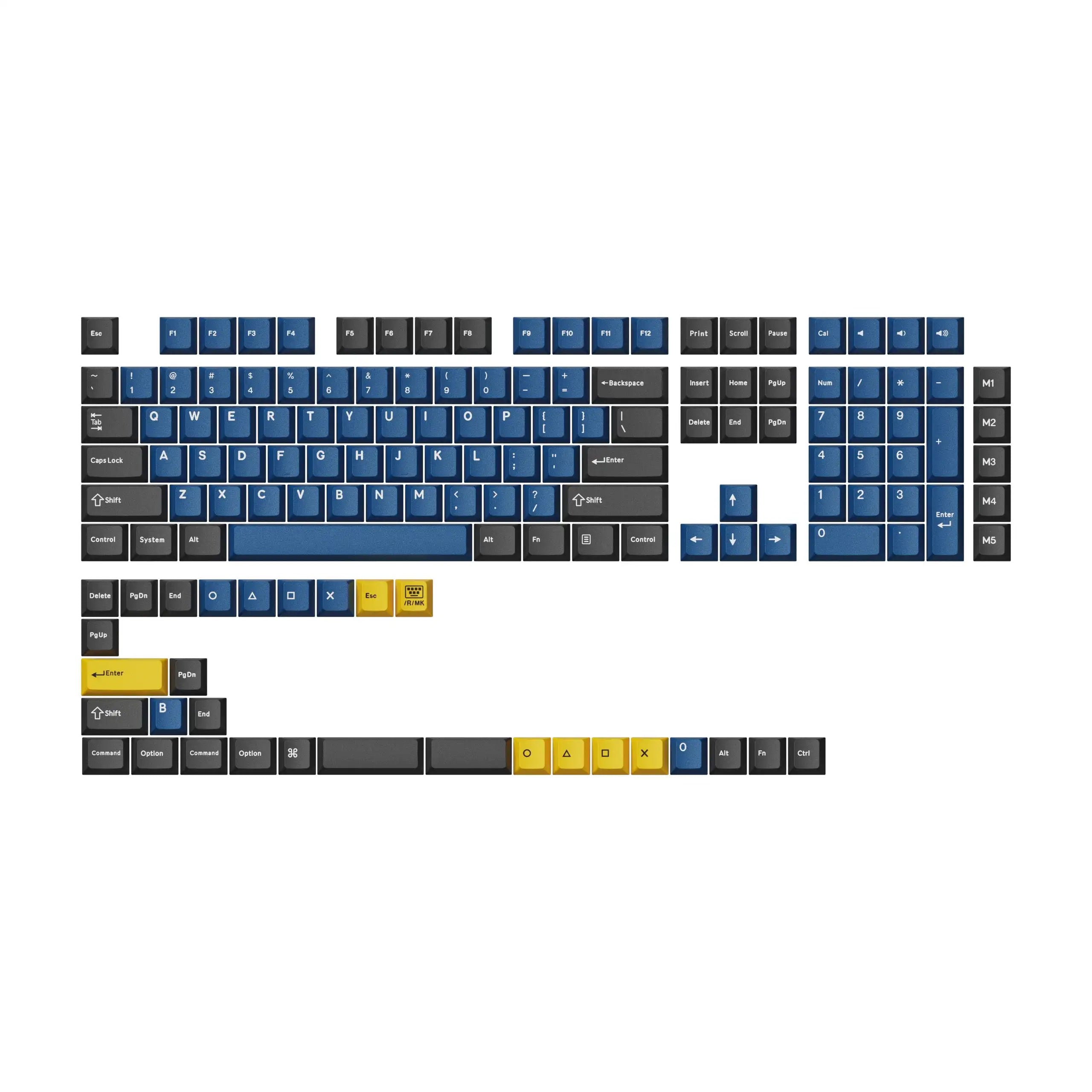 QuanGear Cherry Profile Double-Shot PBT Keycap Set