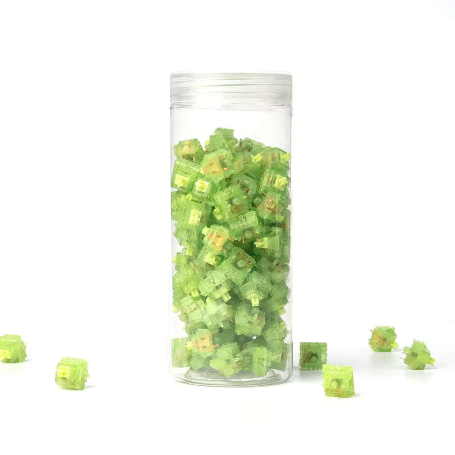 QuanGear Gateron Luciola Linear Switch 110 Pcs for Mechanical Keyboard