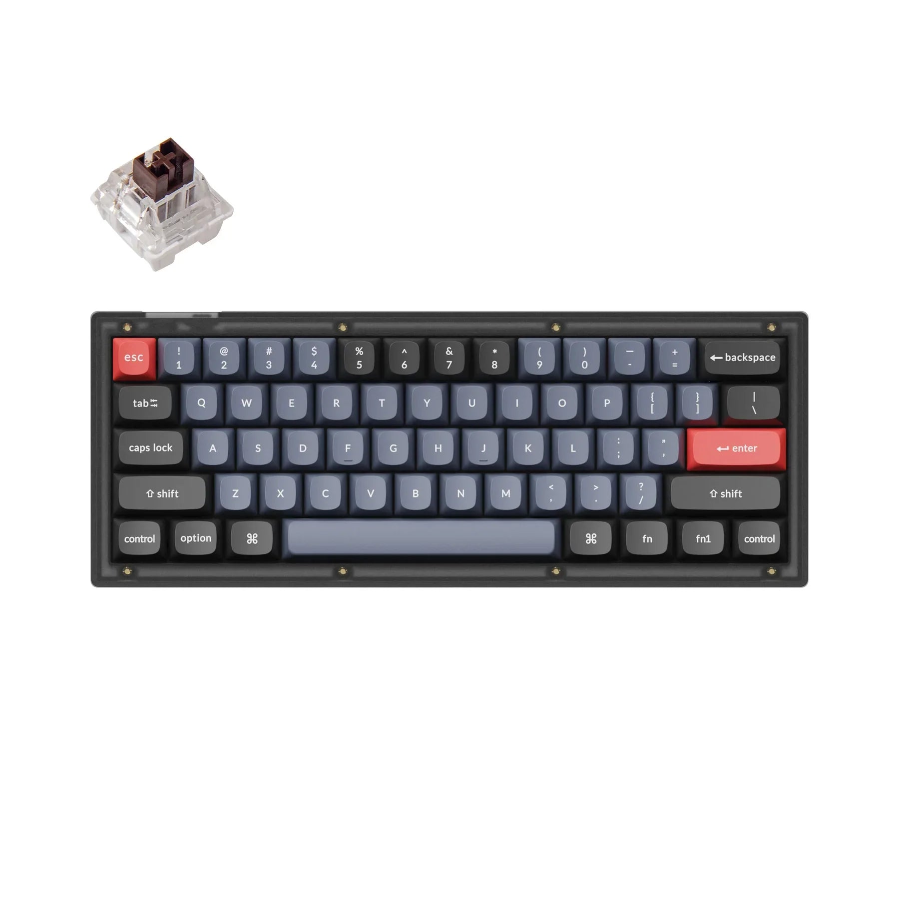QuanGear V4 Wired Mechanical Keyboard with Type-C Connection
