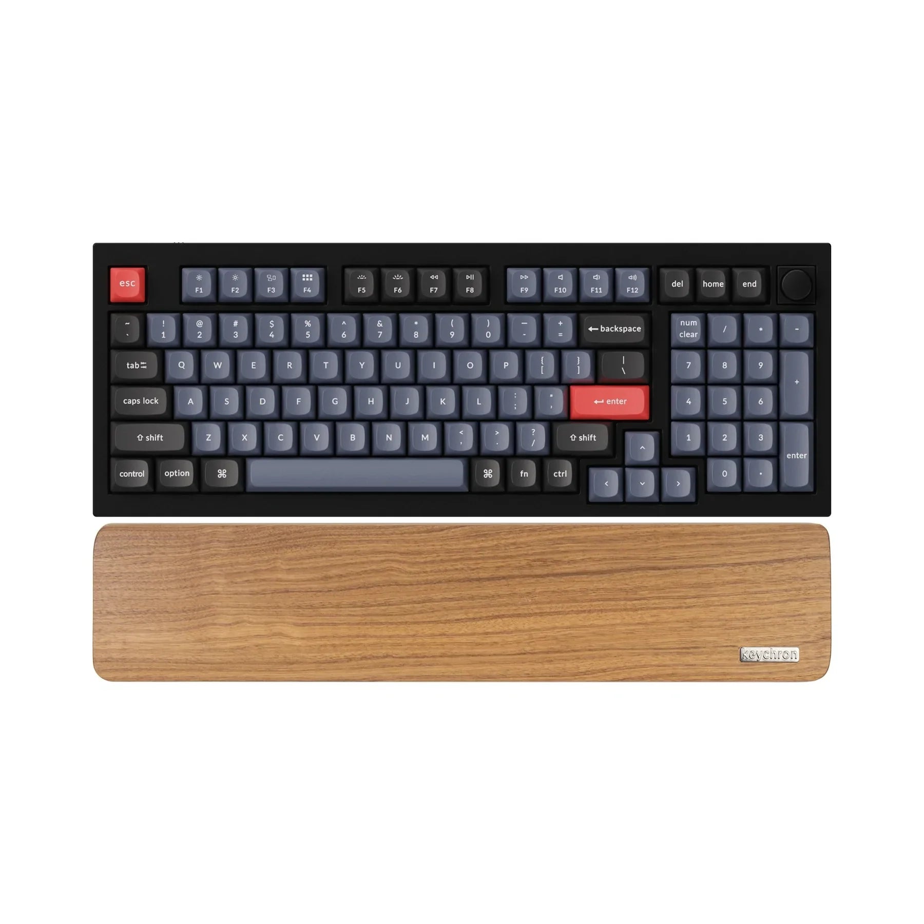 QuanGear Wooden Palm Rest for Mechanical Keyboard