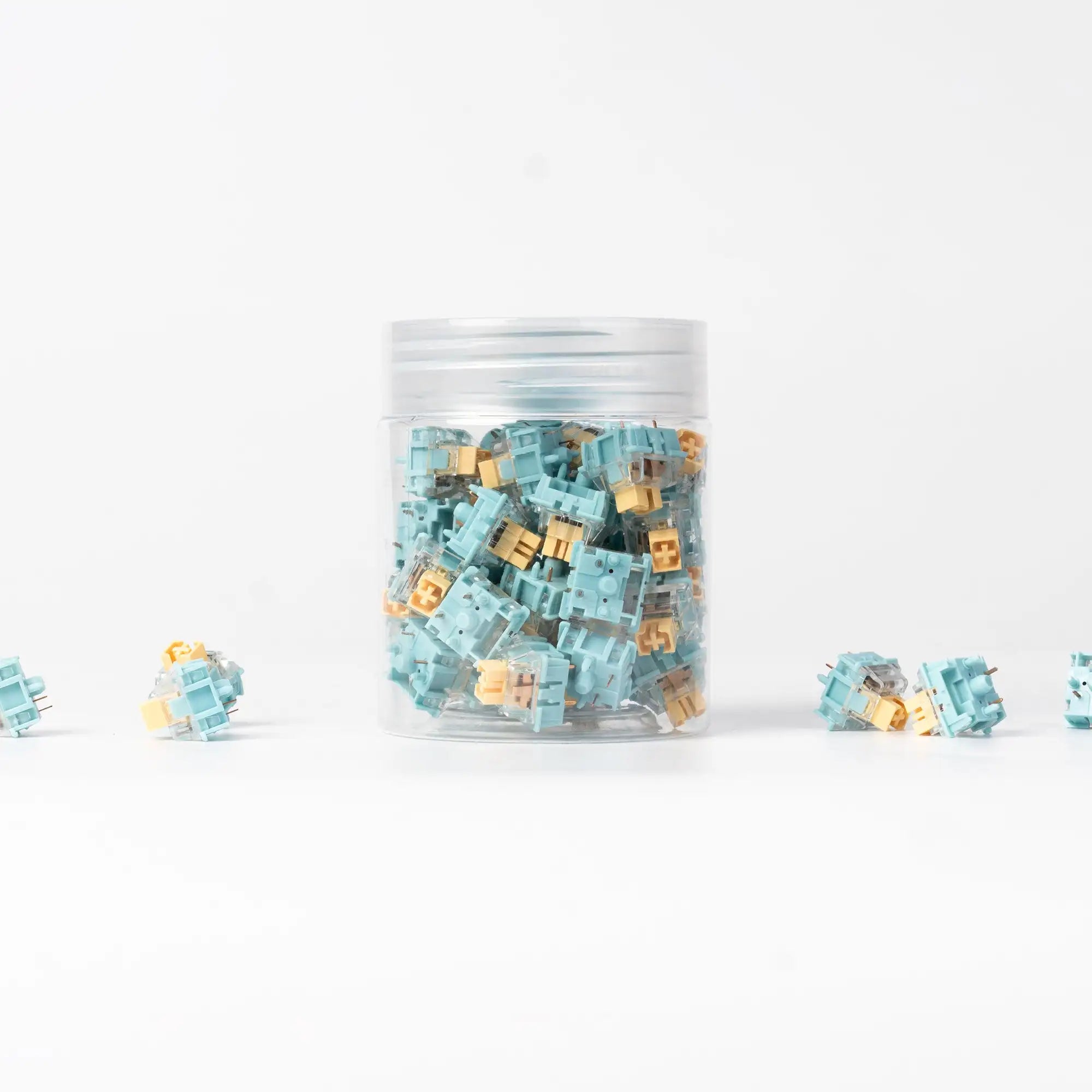 QuanGear Haimu Sea Salt Linear Switch 110 Pcs for Mechanical Keyboard