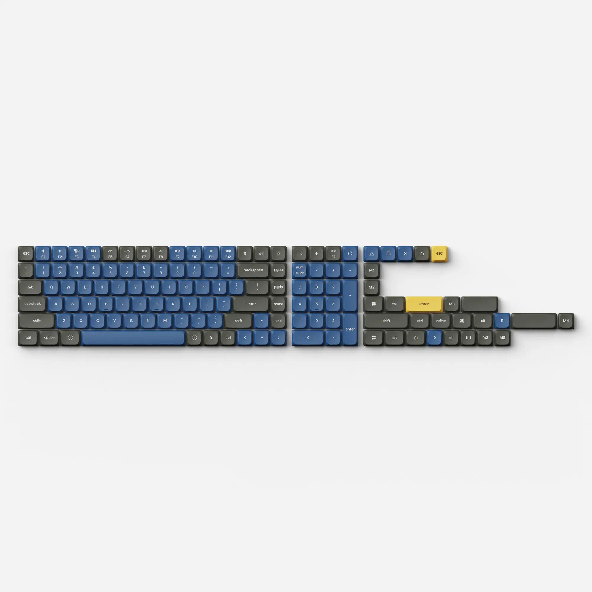 QuanGear Low Profile PBT LSA Keycap Set V2
